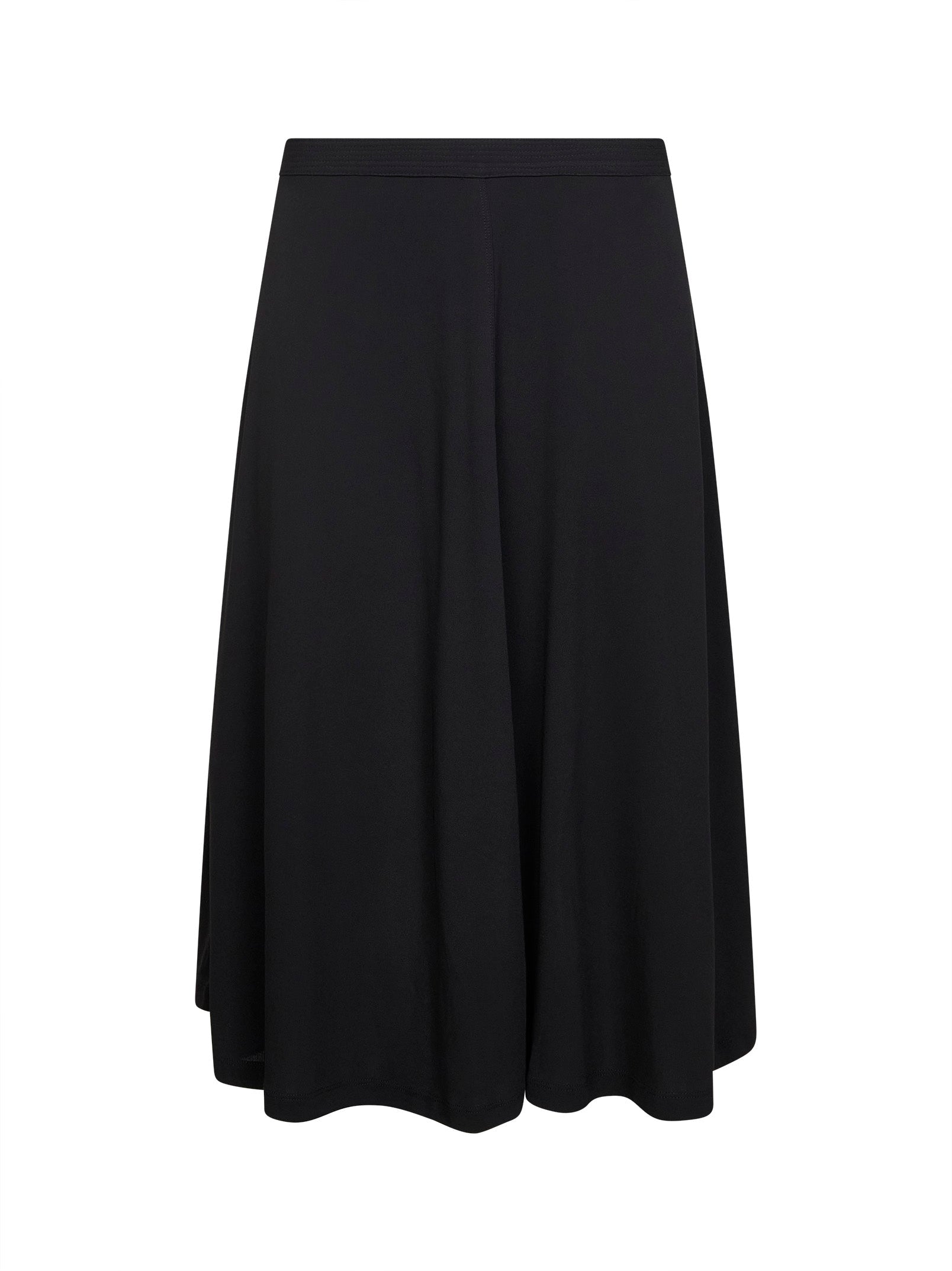 Toteme Women Black Fluid Jersey Midi Skirt TOTEME