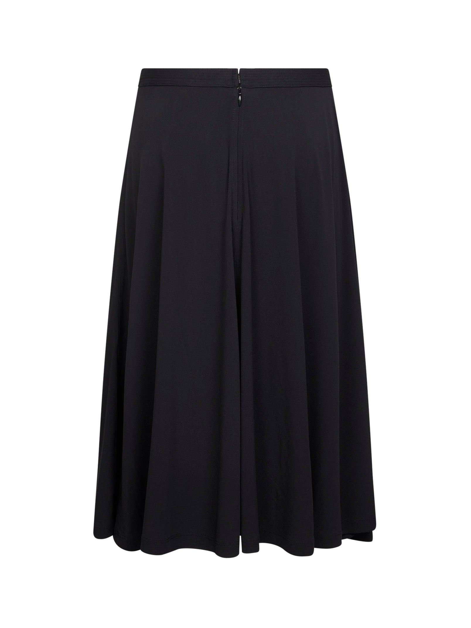 Toteme Women Black Fluid Jersey Midi Skirt TOTEME
