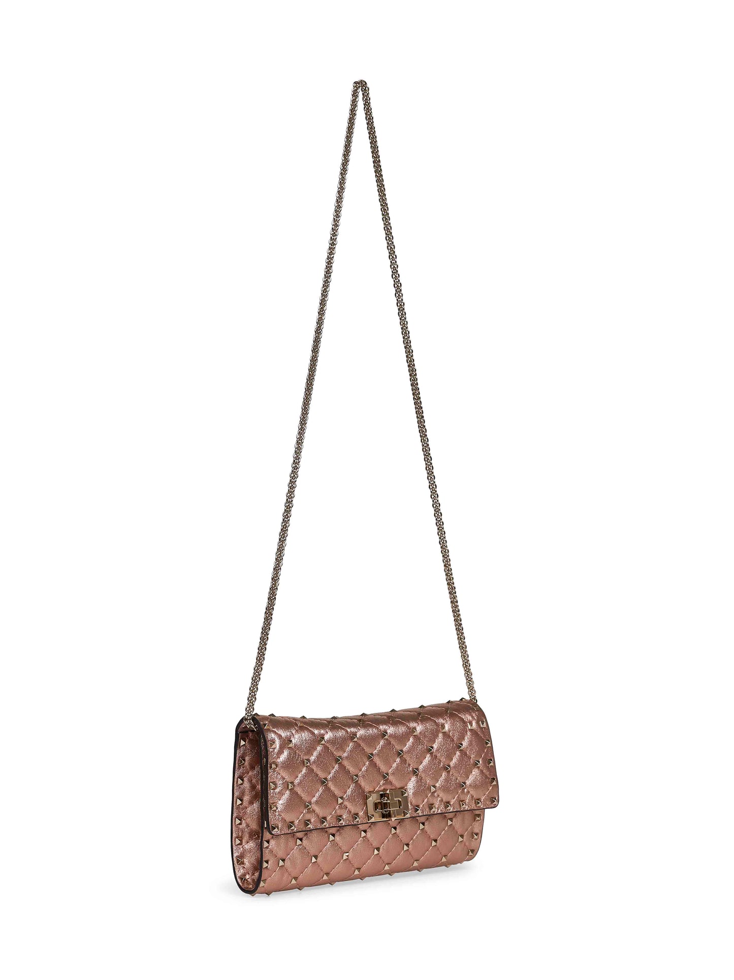 Valentino Garavani Women Rose Cannelle Valentino Garavani Rockstud Spike Crossbody Bag VALENTINO GARAVANI