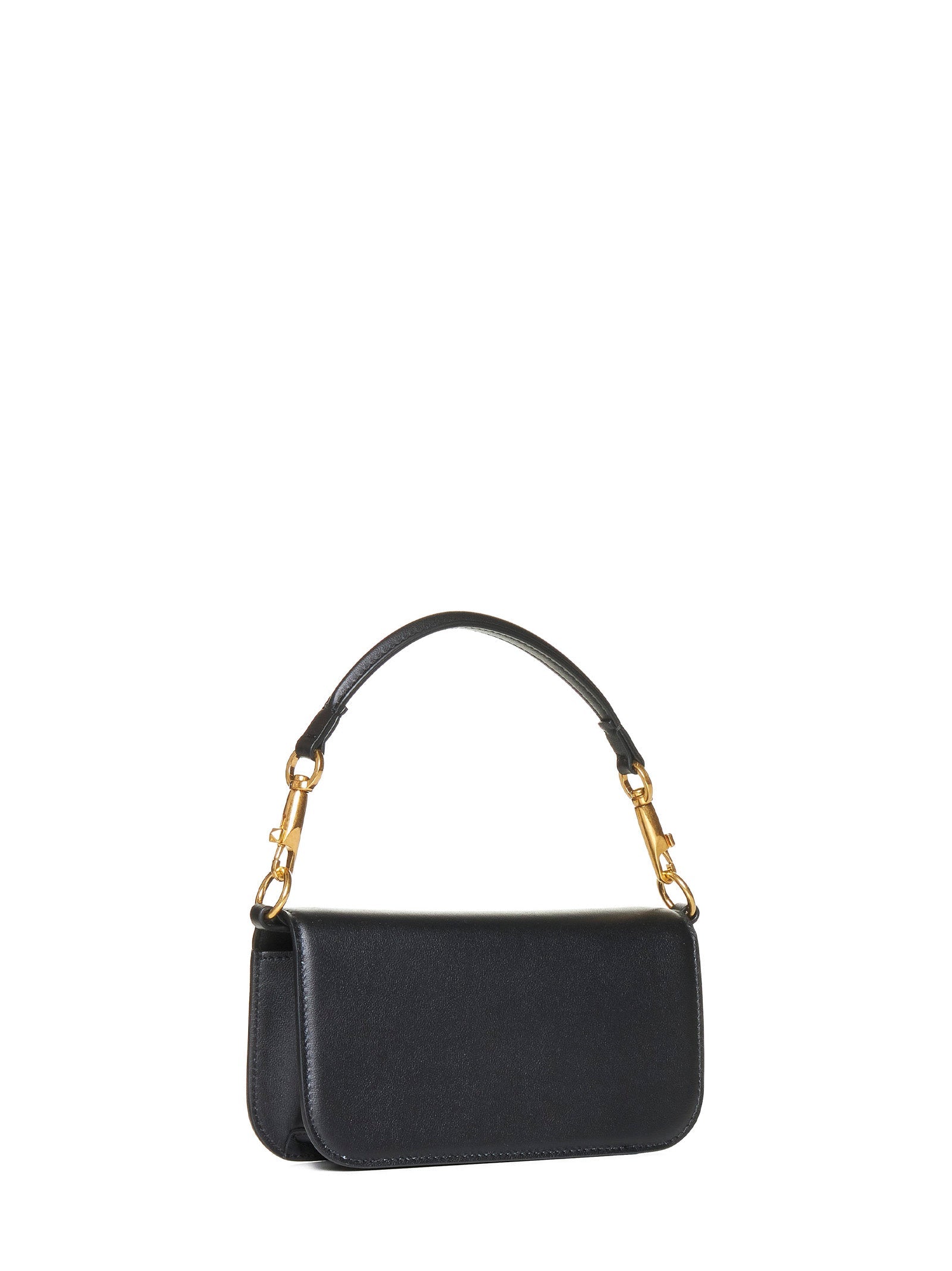 Valentino Garavani Women Black Locò Small Shoulder Bag VALENTINO GARAVANI