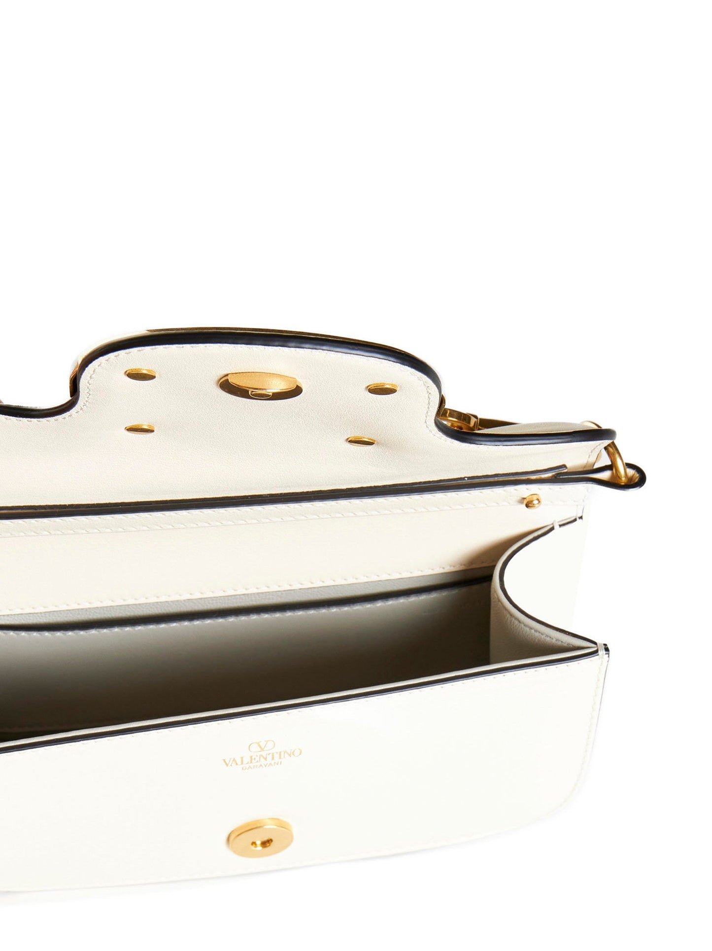 Valentino Garavani Women Ivory Locò Small Shoulder Bag VALENTINO GARAVANI