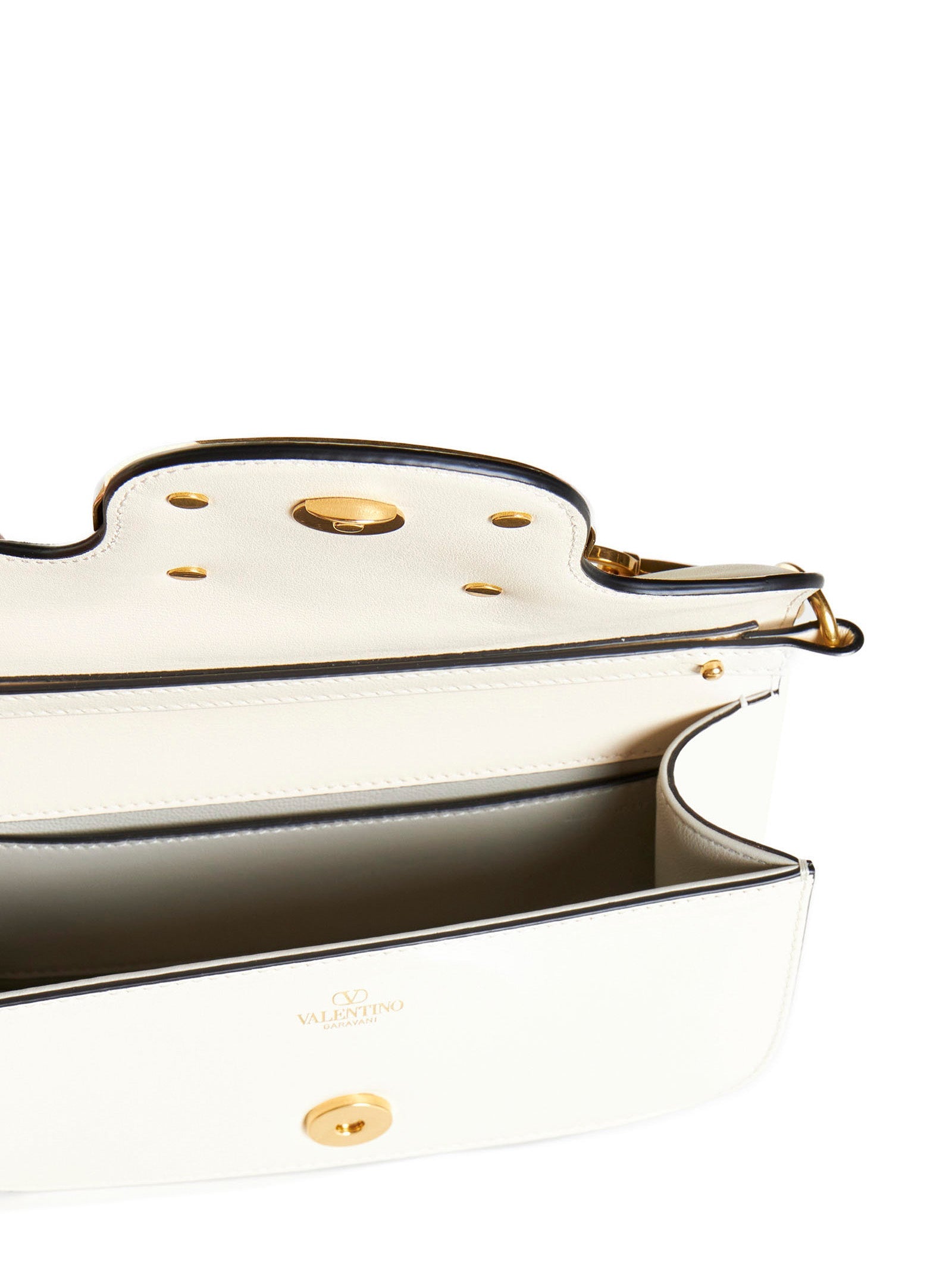 Valentino Garavani Women Ivory Locò Small Shoulder Bag VALENTINO GARAVANI
