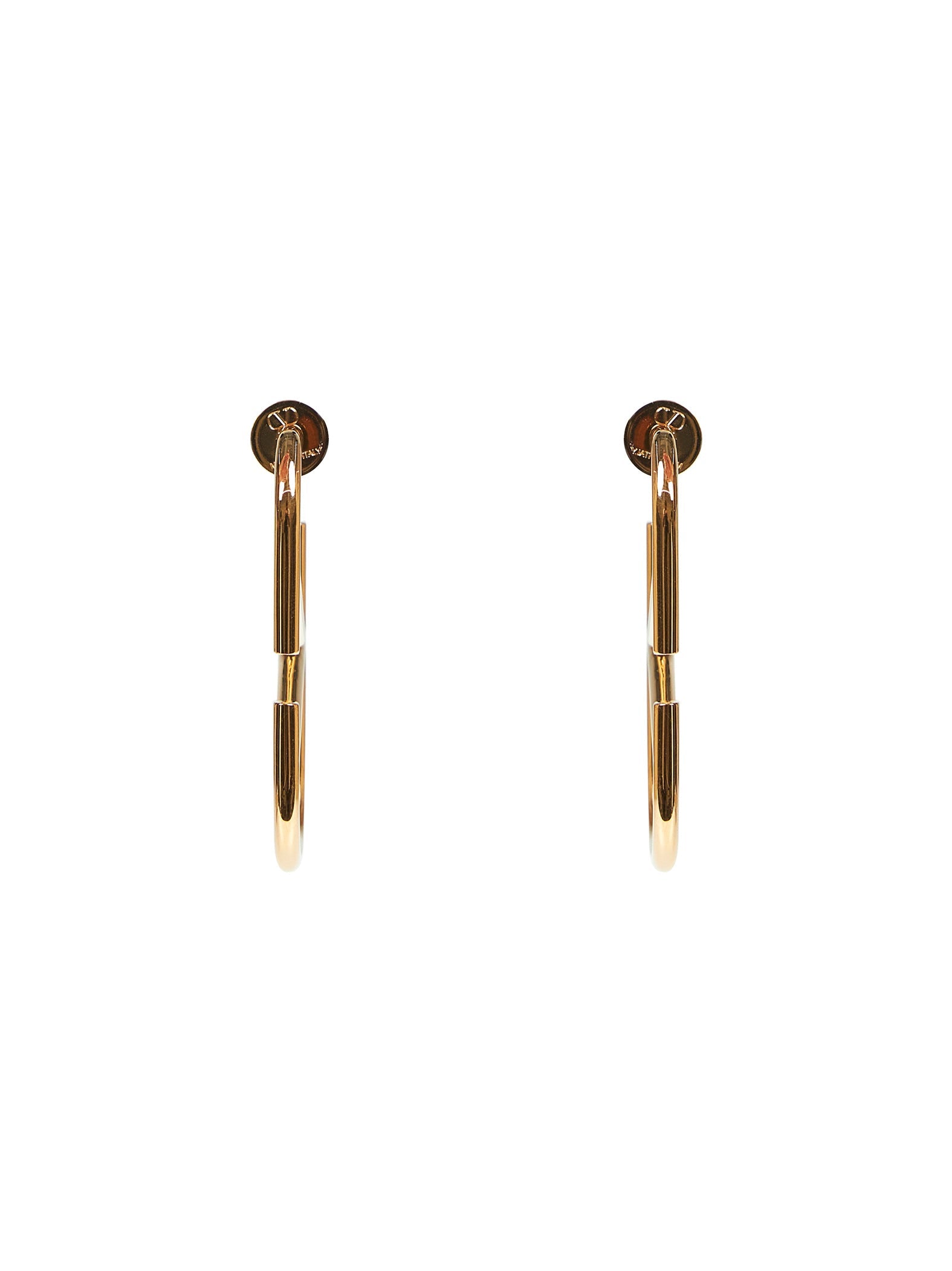 Valentino Garavani Women Gold Metal Vlogo Signature Earrings VALENTINO GARAVANI