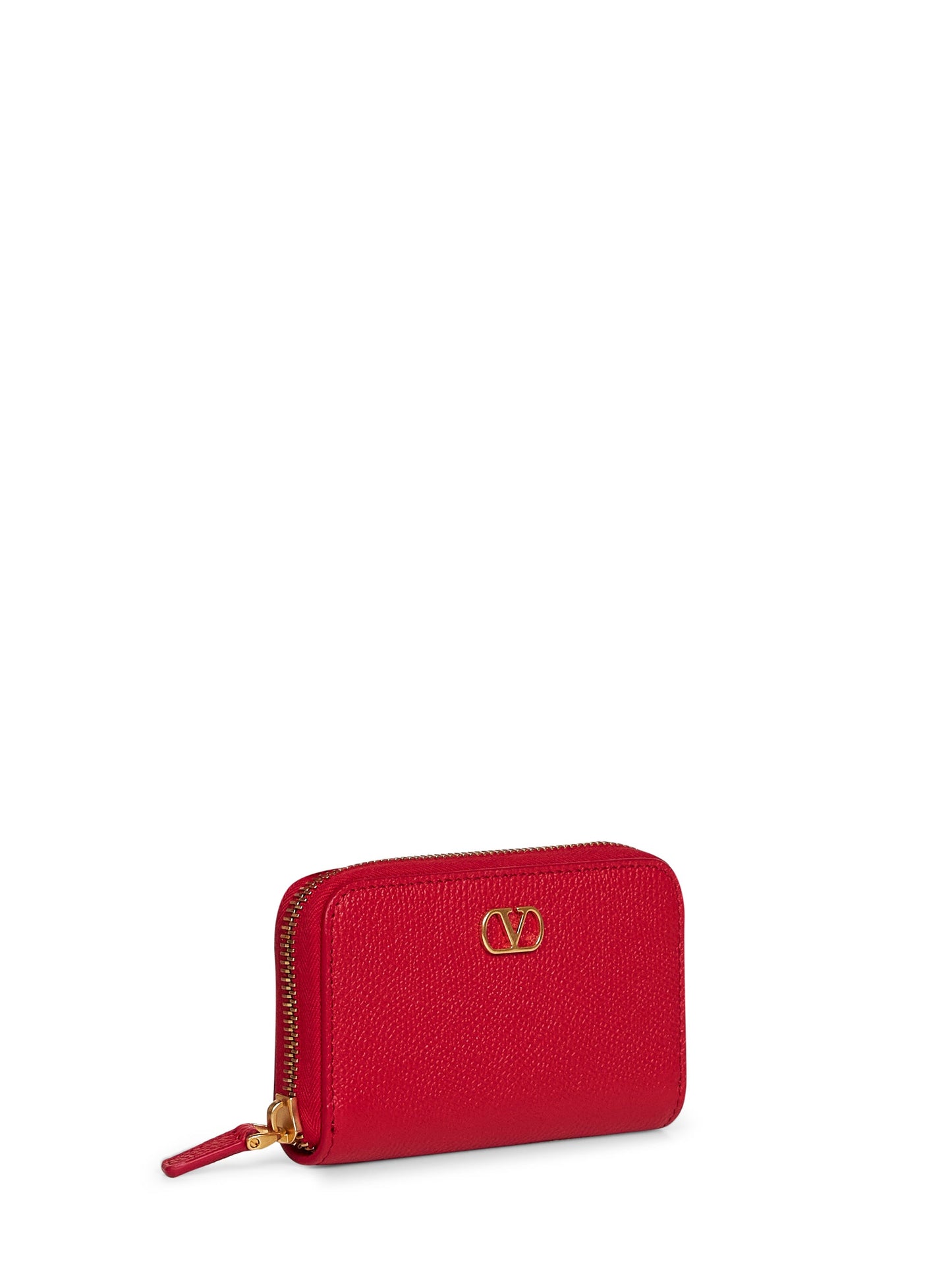 Valentino Garavani Women Red Vlogo Signature Mini Wallet VALENTINO GARAVANI