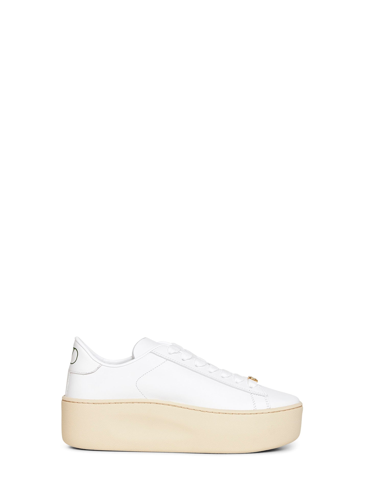 Valentino Garavani Women White Leather Royco Platform Sneakers VALENTINO GARAVANI