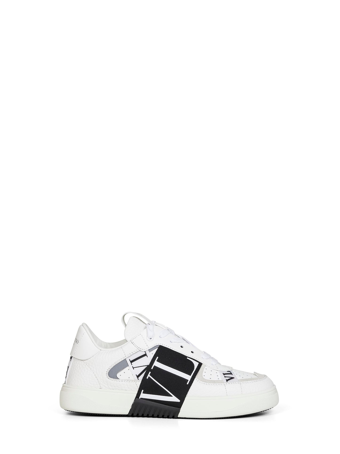 Valentino Garavani Men White Calf Leather Vl7n Low-Top Sneakers VALENTINO GARAVANI