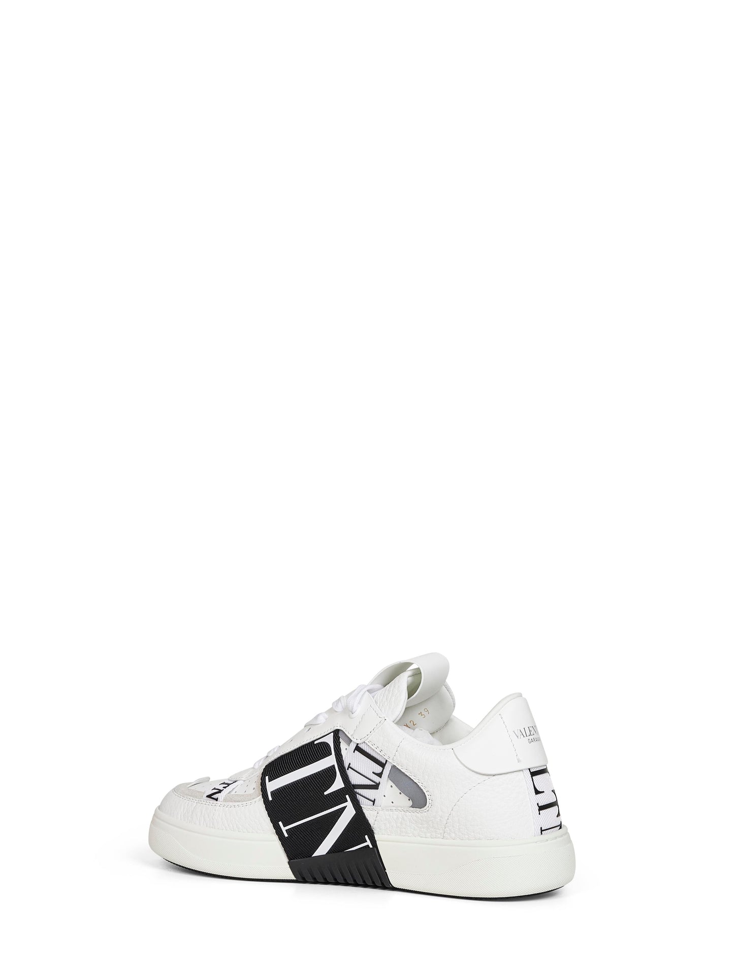 Valentino Garavani Men White Calf Leather Vl7n Low-Top Sneakers VALENTINO GARAVANI
