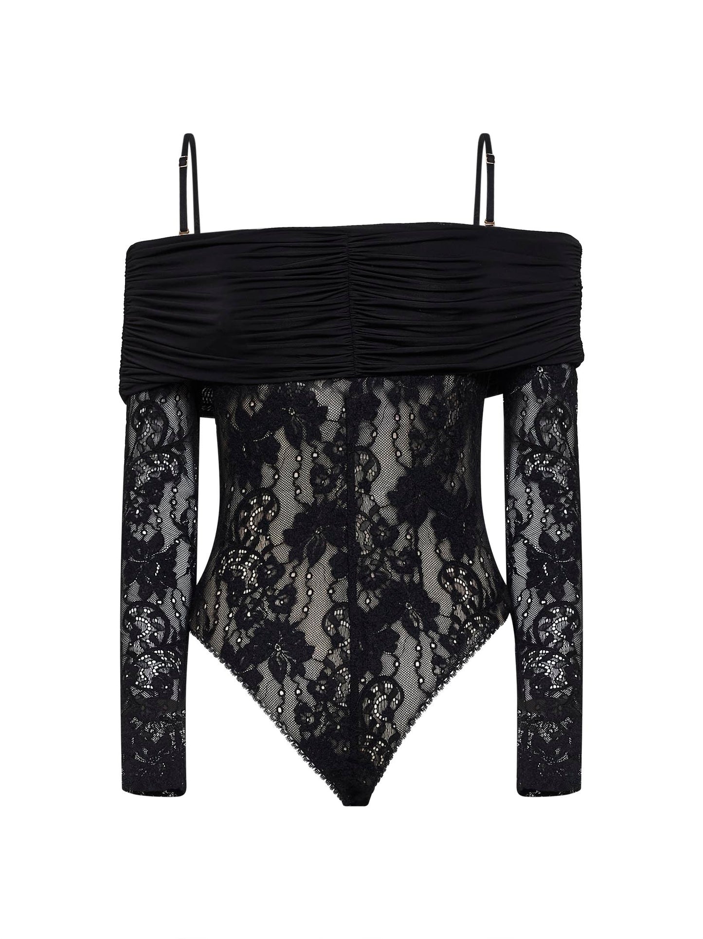 Zimmermann Women Black Lace Rebellion Bodysuit ZIMMERMANN