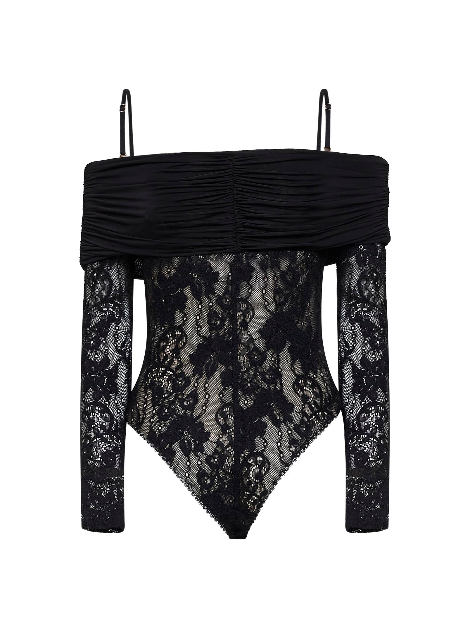 Zimmermann Women Black Lace Rebellion Bodysuit ZIMMERMANN