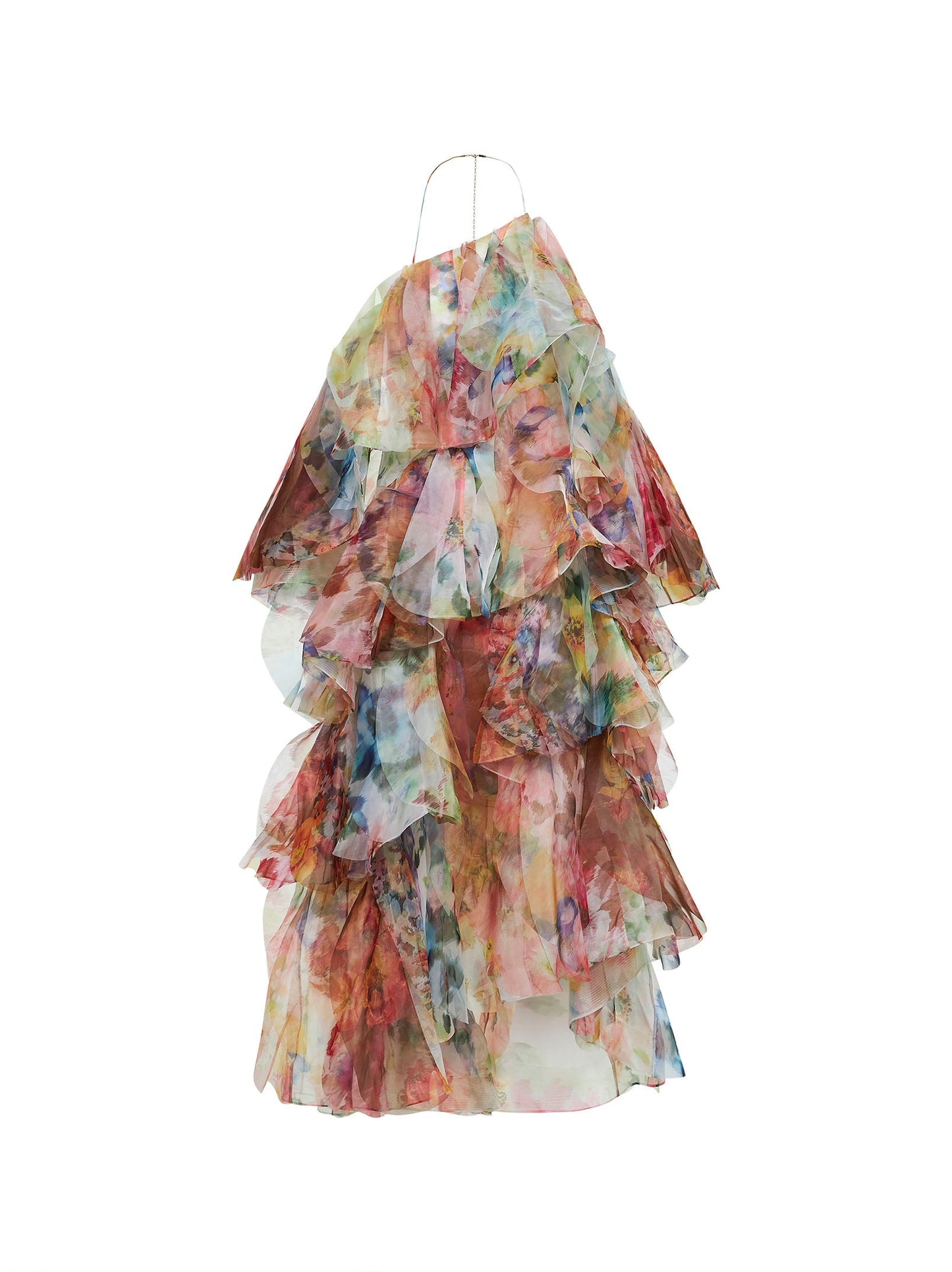 Zimmermann Women Spliced Floral-Print Georgette Luna Maxi Dress ZIMMERMANN