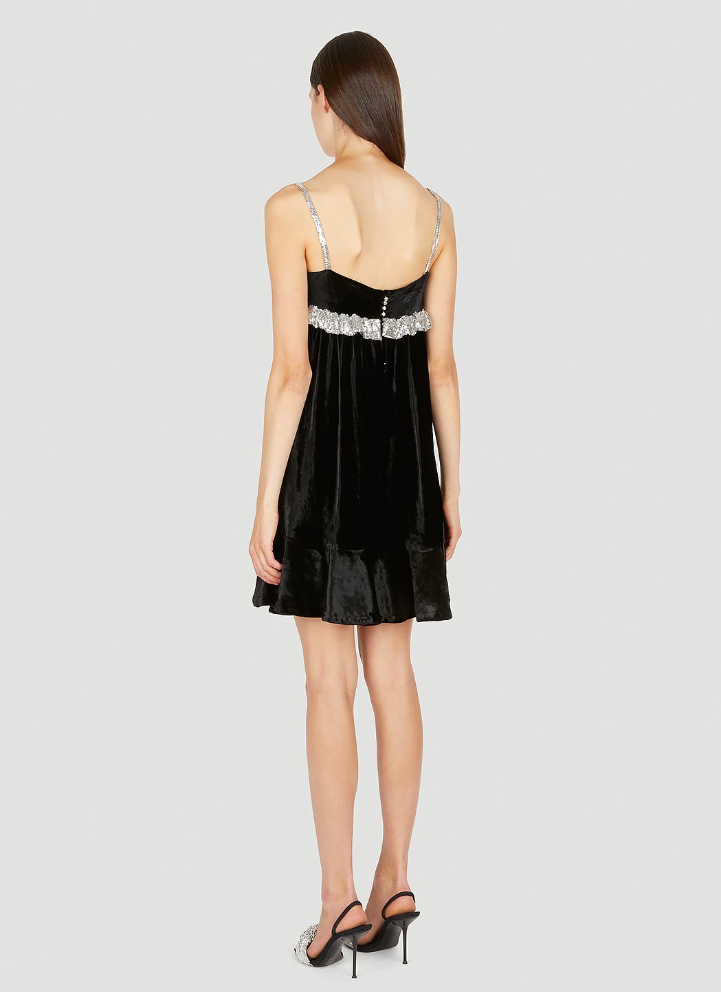 Rabanne Women Chainmail Panel Mini Dress PACO RABANNE