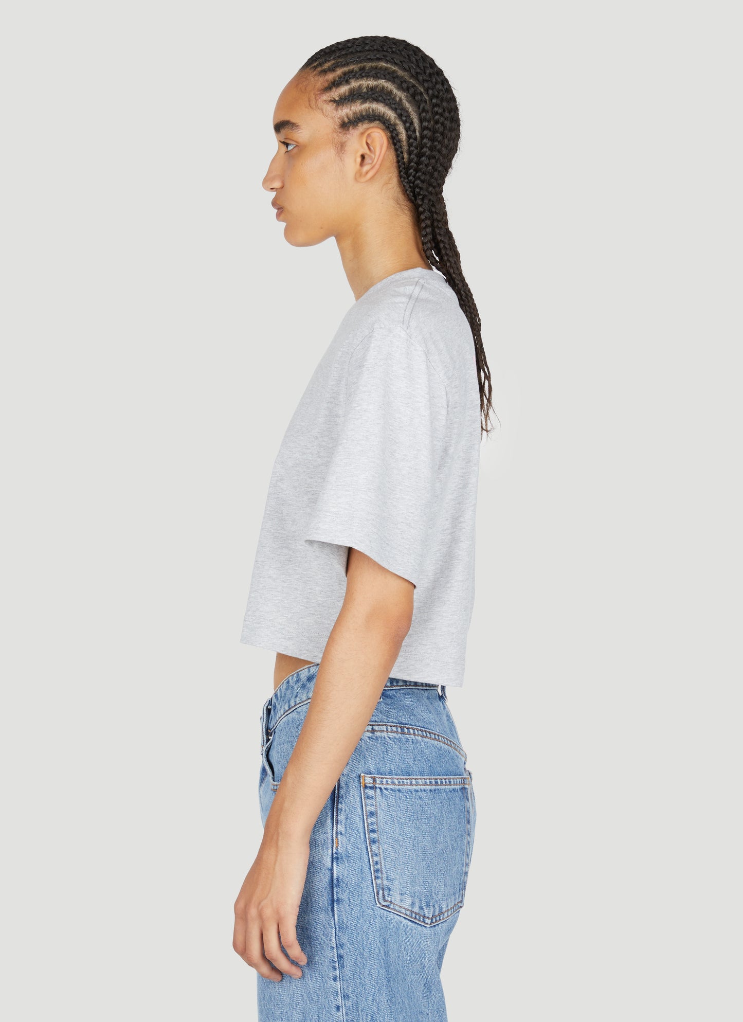 Rabanne Women Logo Print Cropped T-Shirt PACO RABANNE