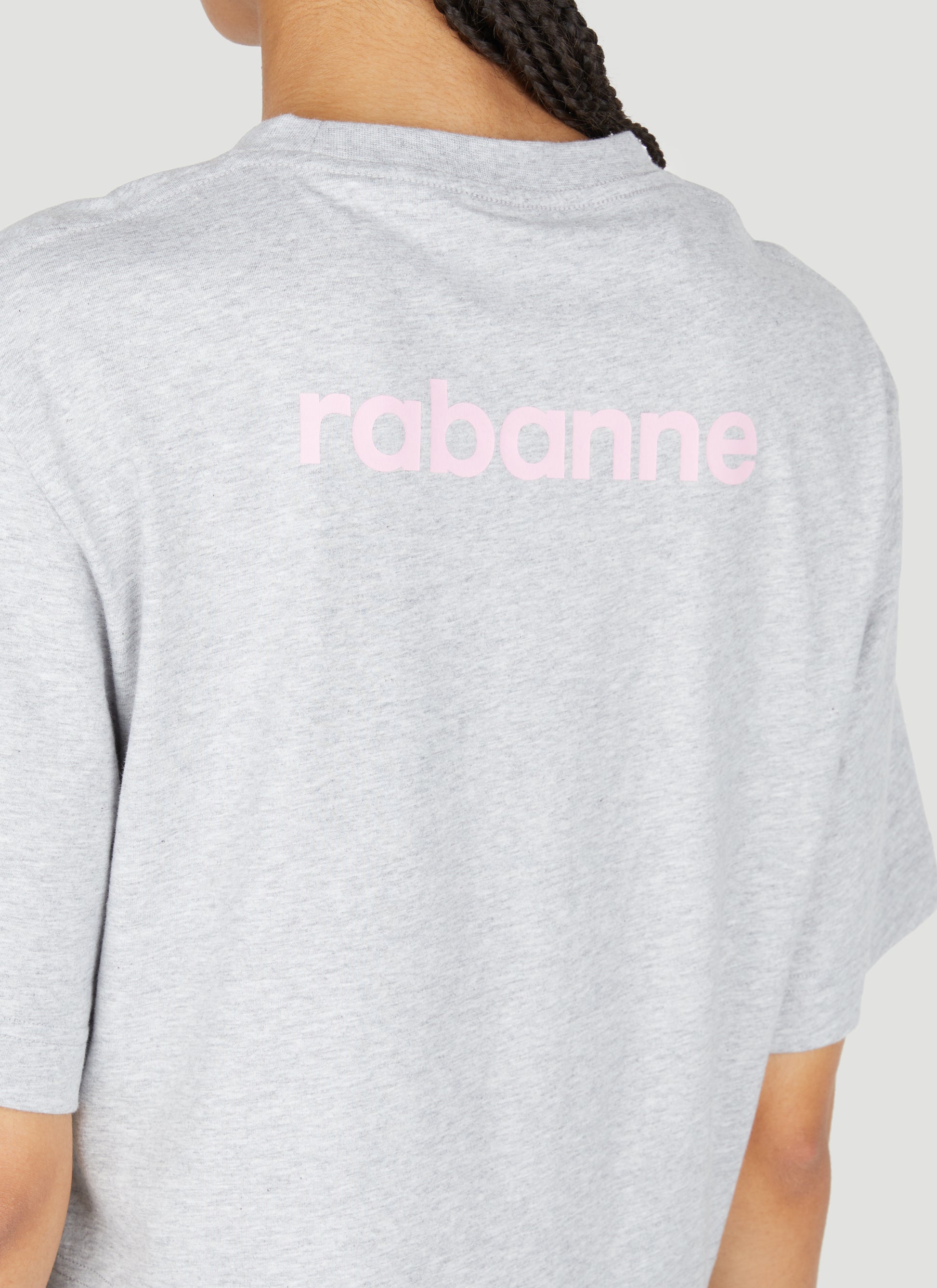 Rabanne Women Logo Print Cropped T-Shirt PACO RABANNE