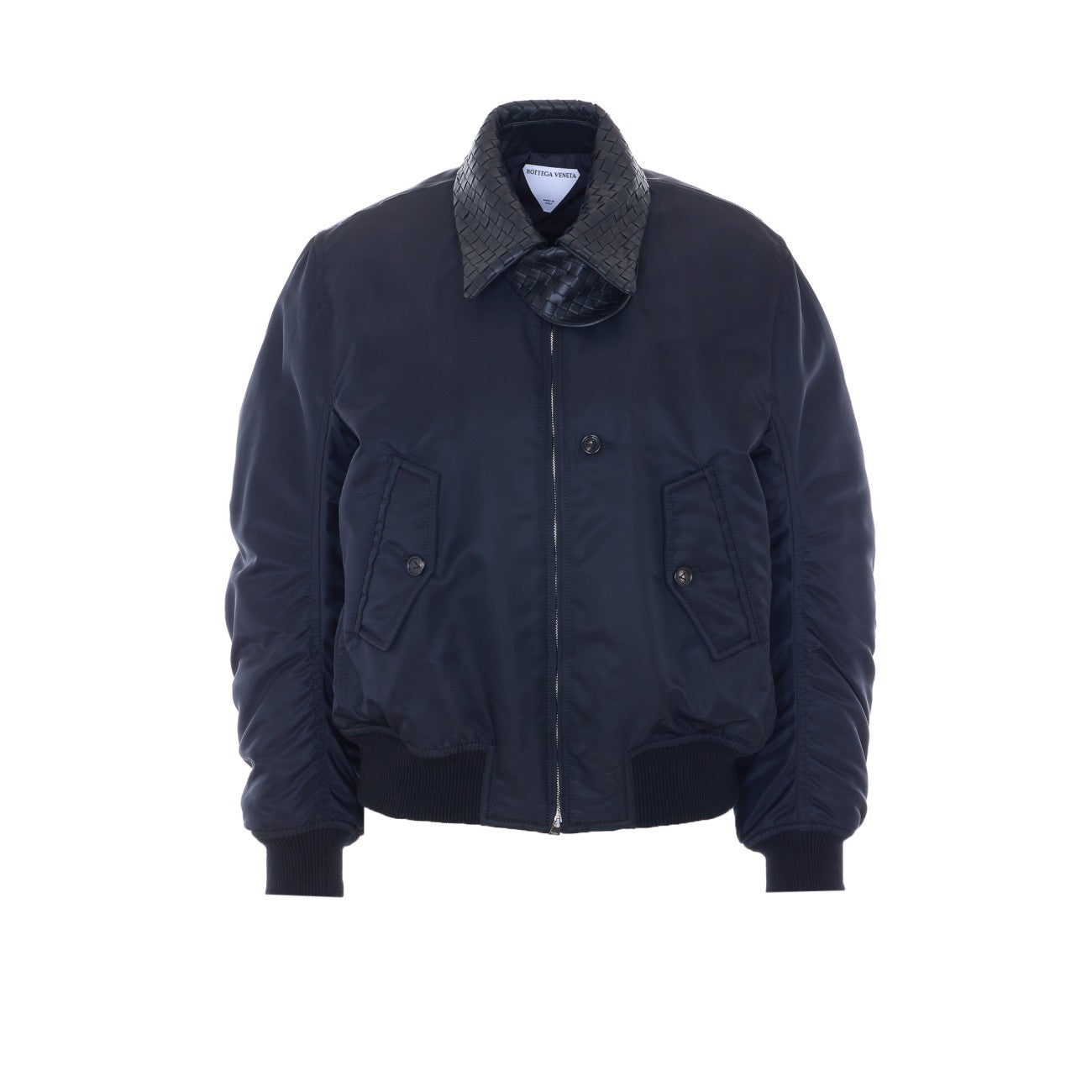 Bottega Veneta Women Padded Bomber With Intrecciato Collar BOTTEGA VENETA