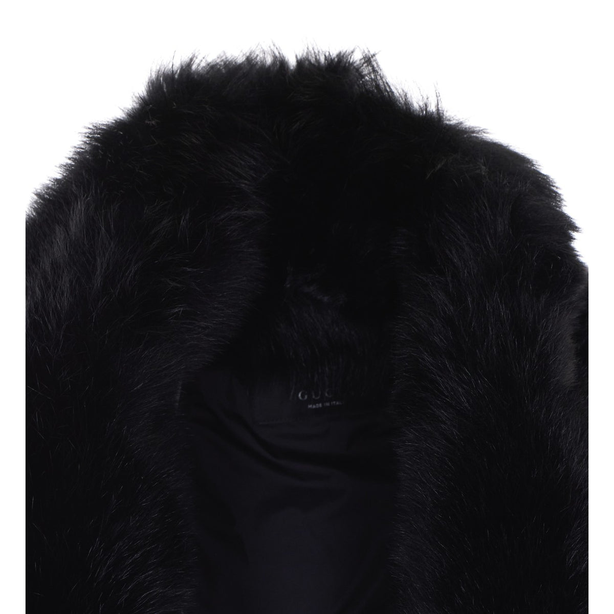 Gucci Women Padded Polyester With Shearling Jacket GUCCI