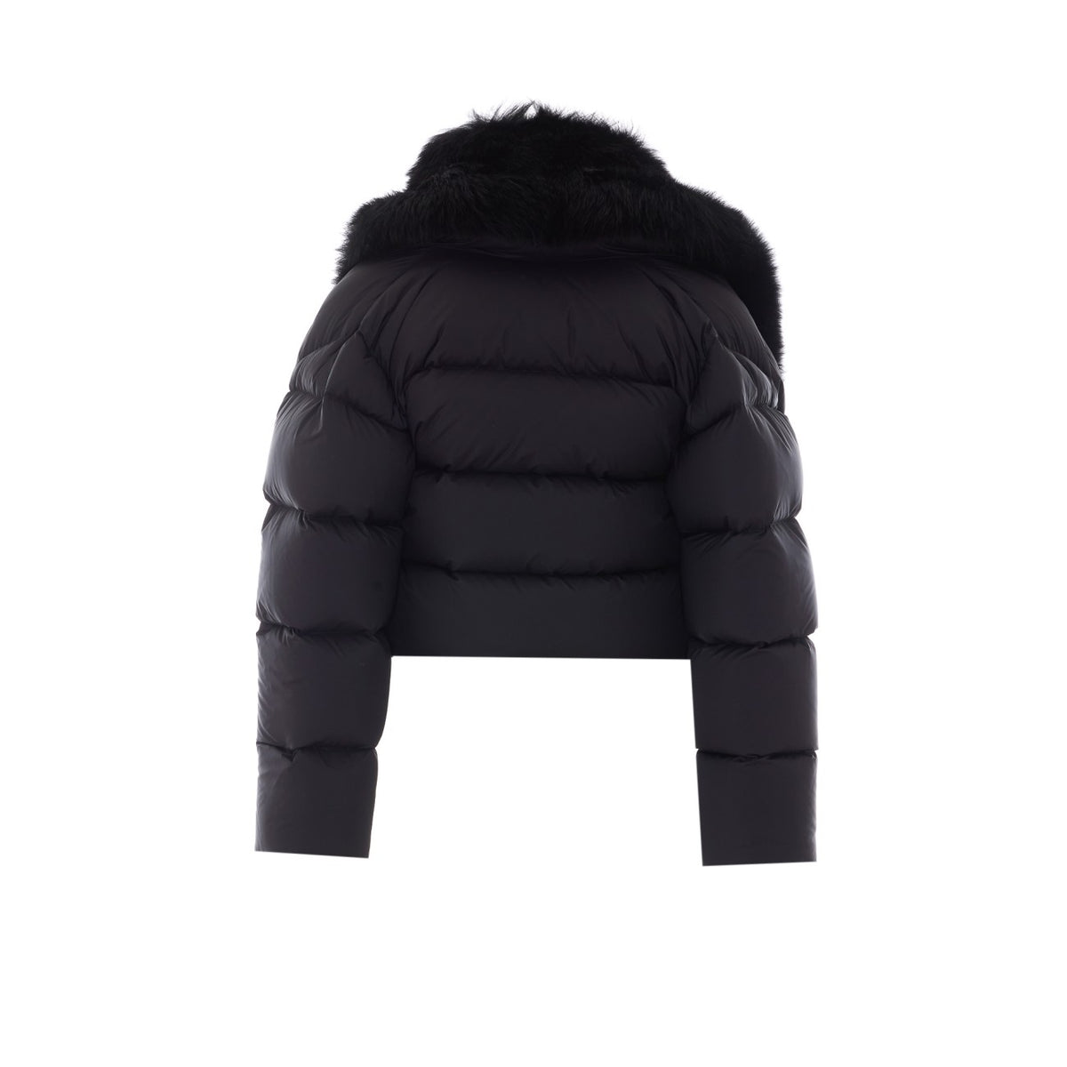 Gucci Women Padded Polyester With Shearling Jacket GUCCI