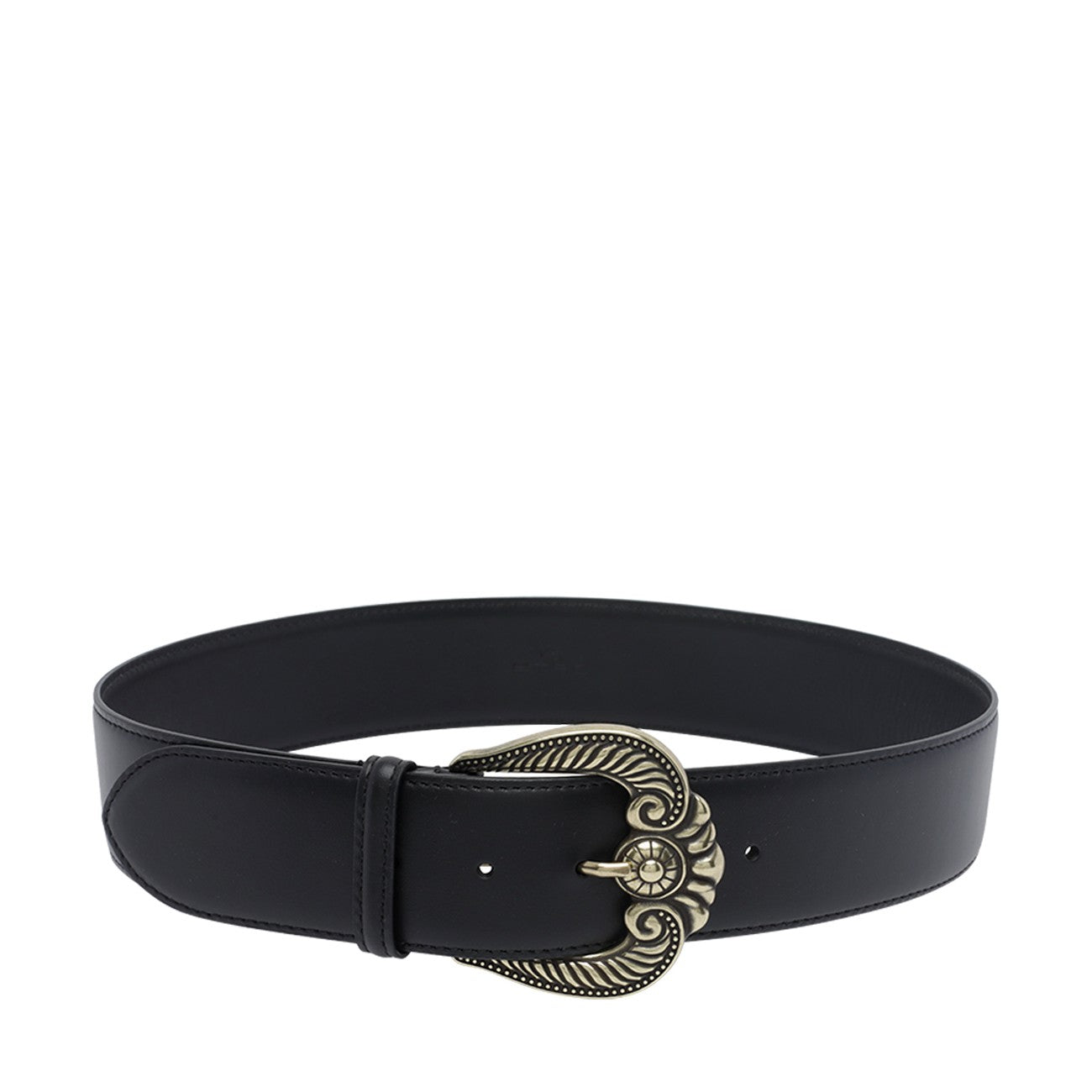 Etro Women Paisley Buckle Leather Belt ETRO