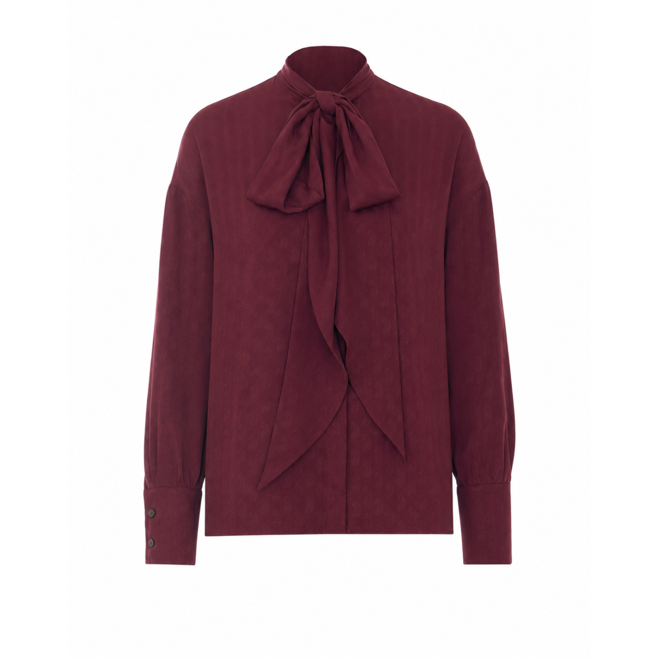 Etro Women Paisley Motif And Foulard Silk Mix Jacquard Shirt ETRO