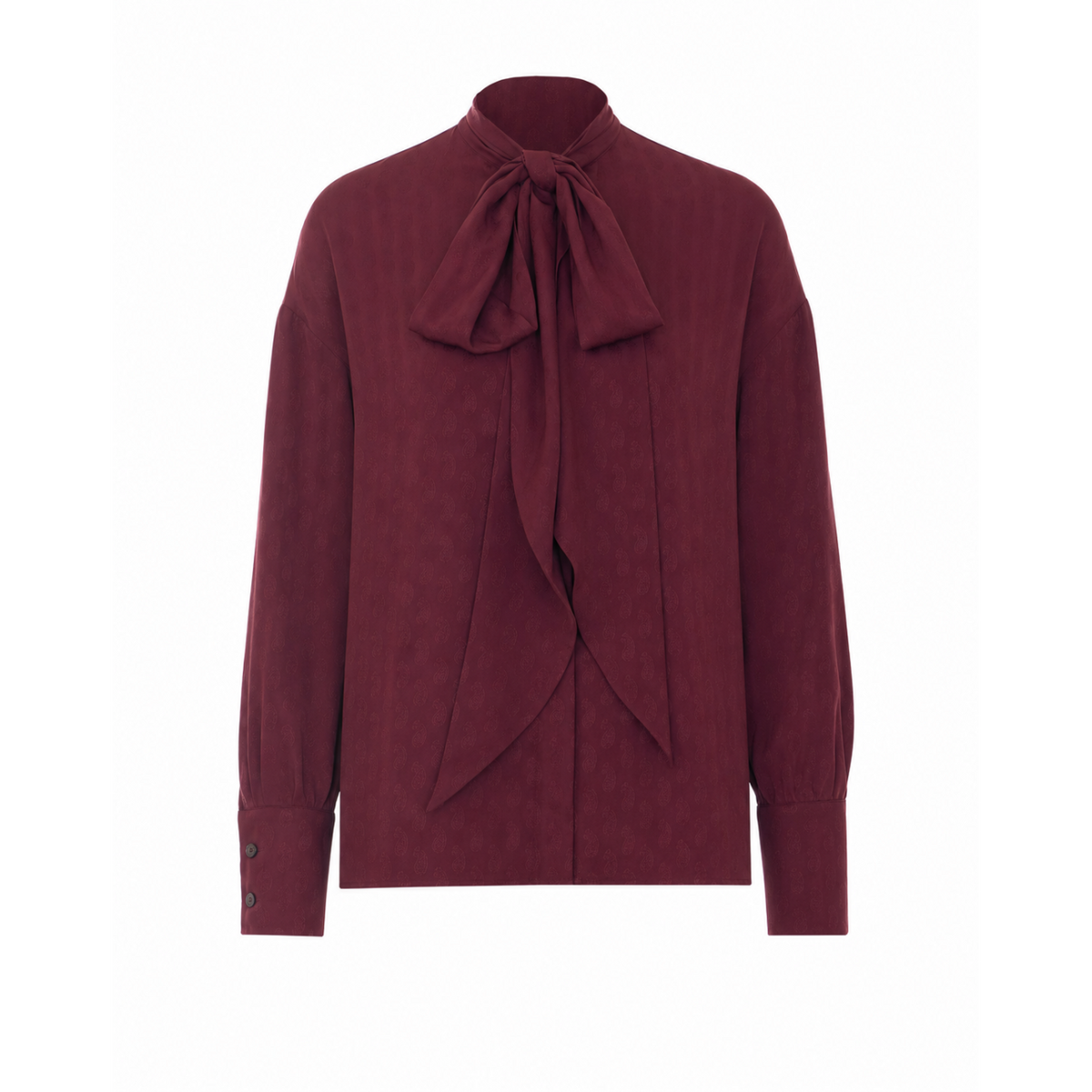 Etro Women Paisley Motif And Foulard Silk Mix Jacquard Shirt ETRO