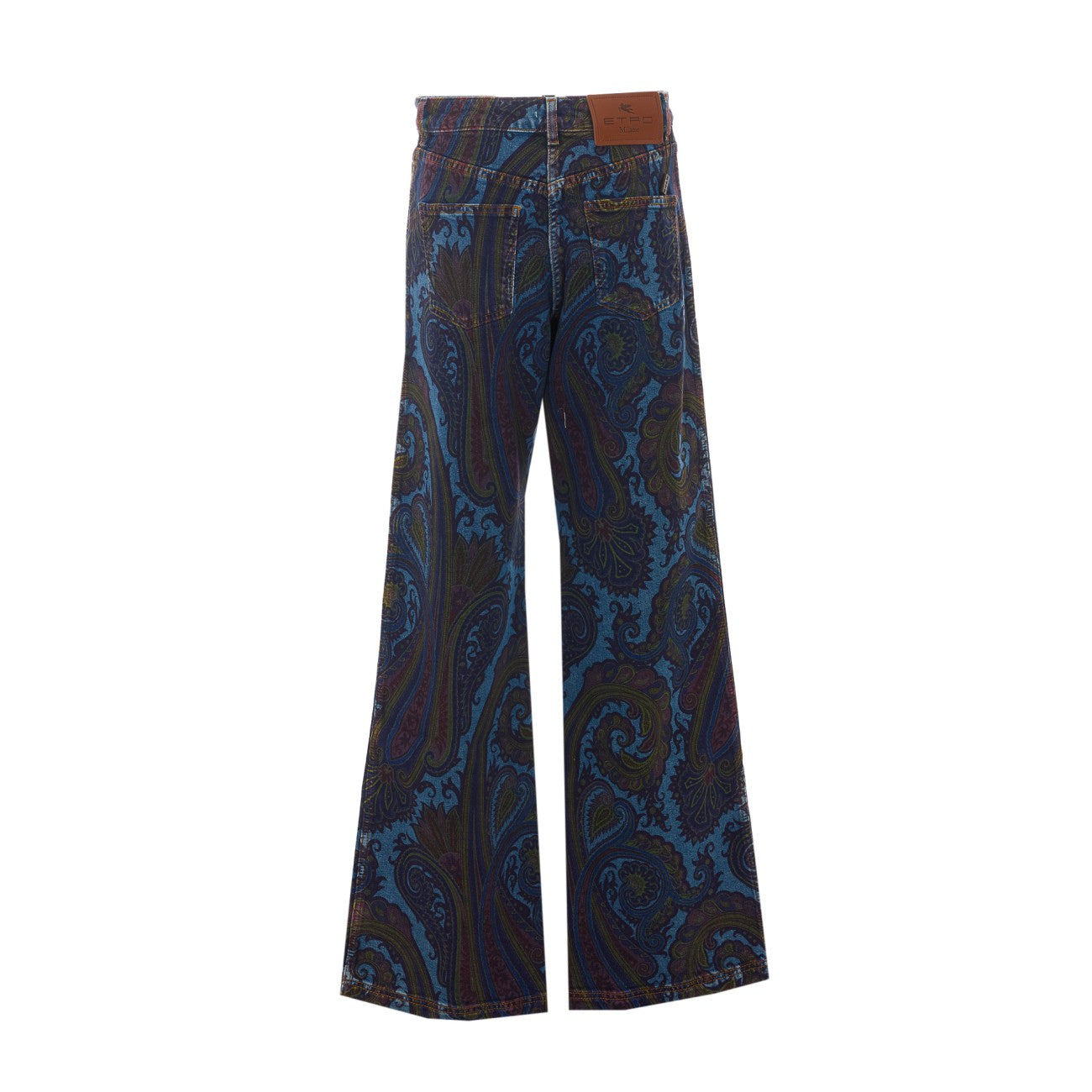 Etro Women Paisley Motif Wide Leg Jeans ETRO