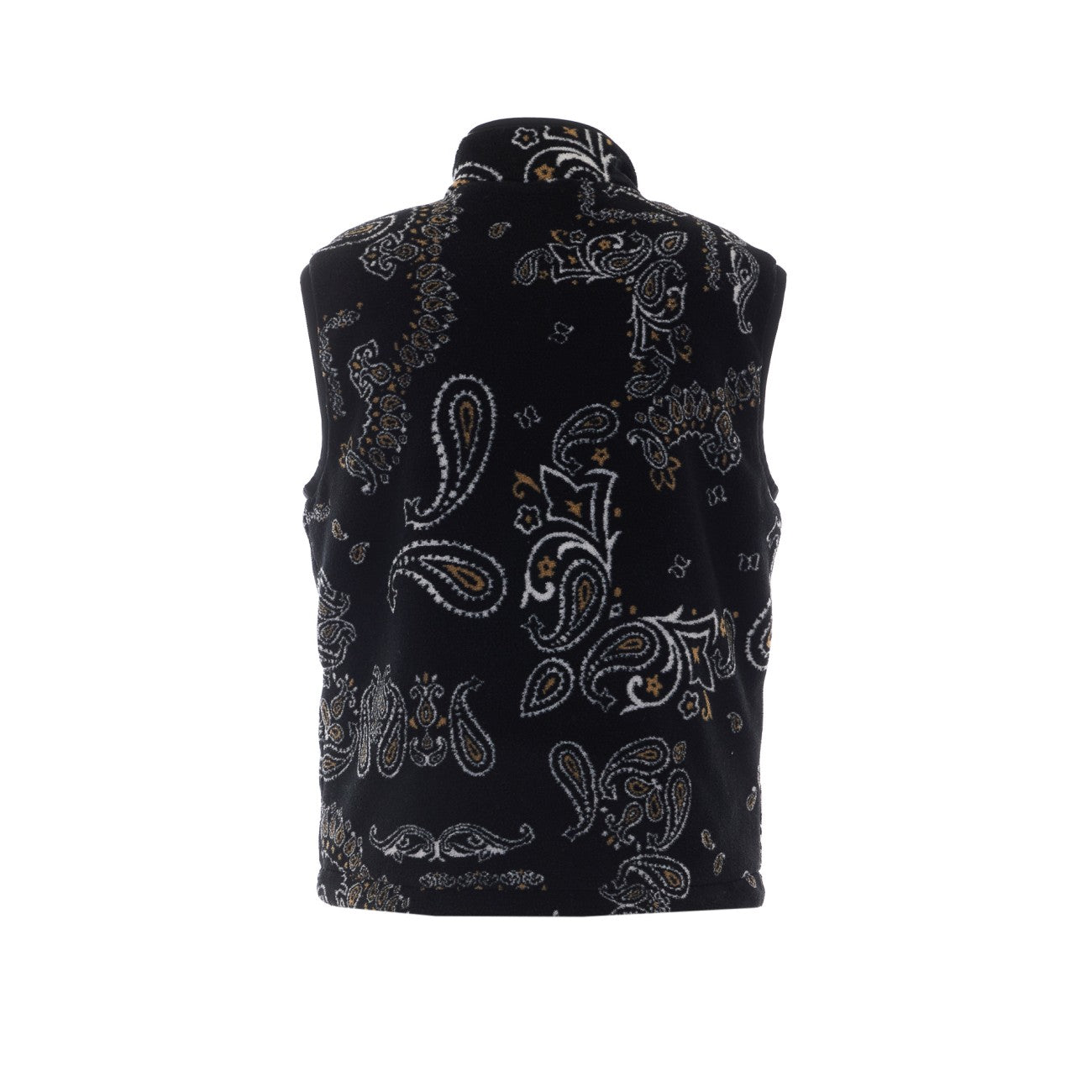 Moncler Men Paisley Print Teddy Reversible Vest With Logo MONCLER