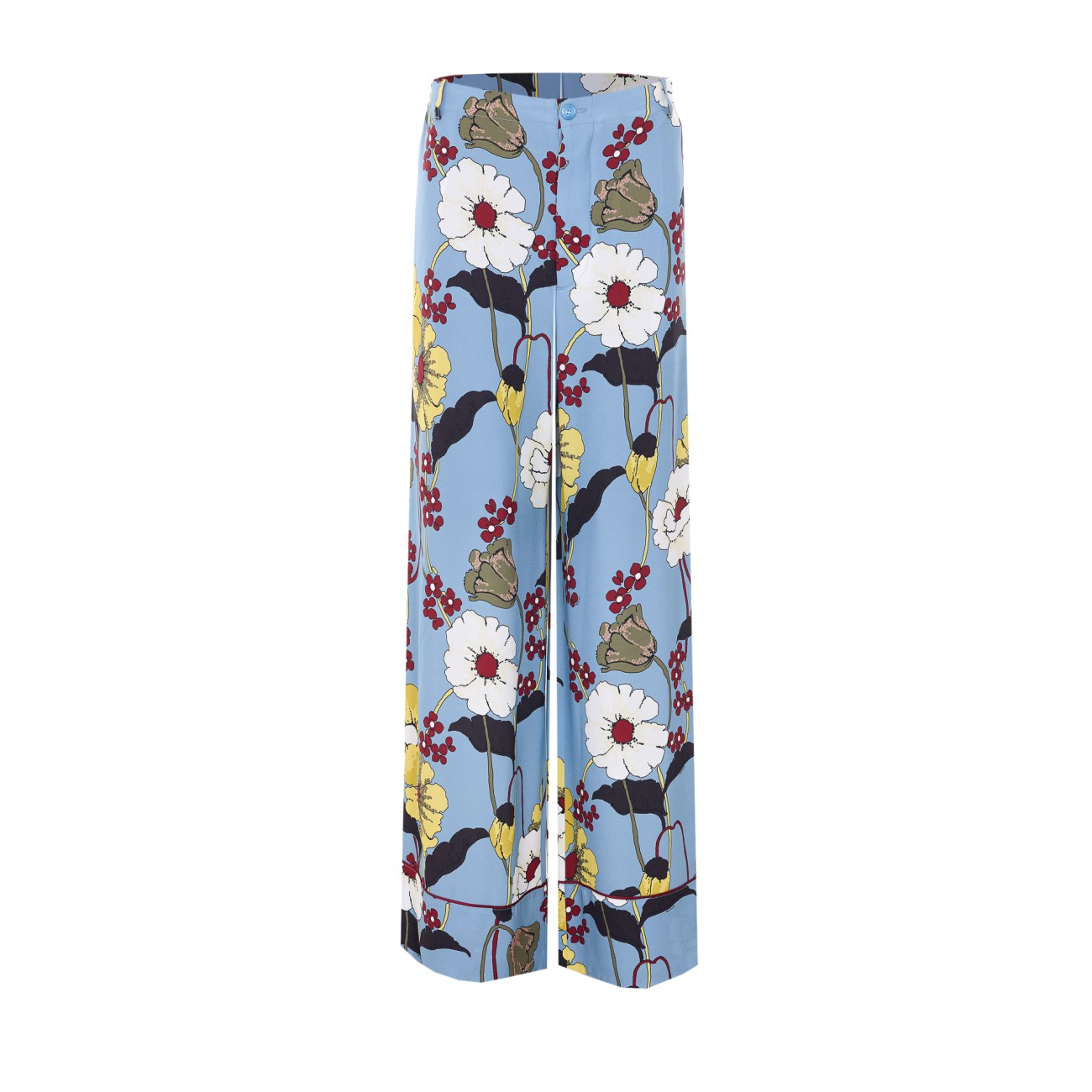 Marni Women Palazzo Pants With Melodia Print MARNI