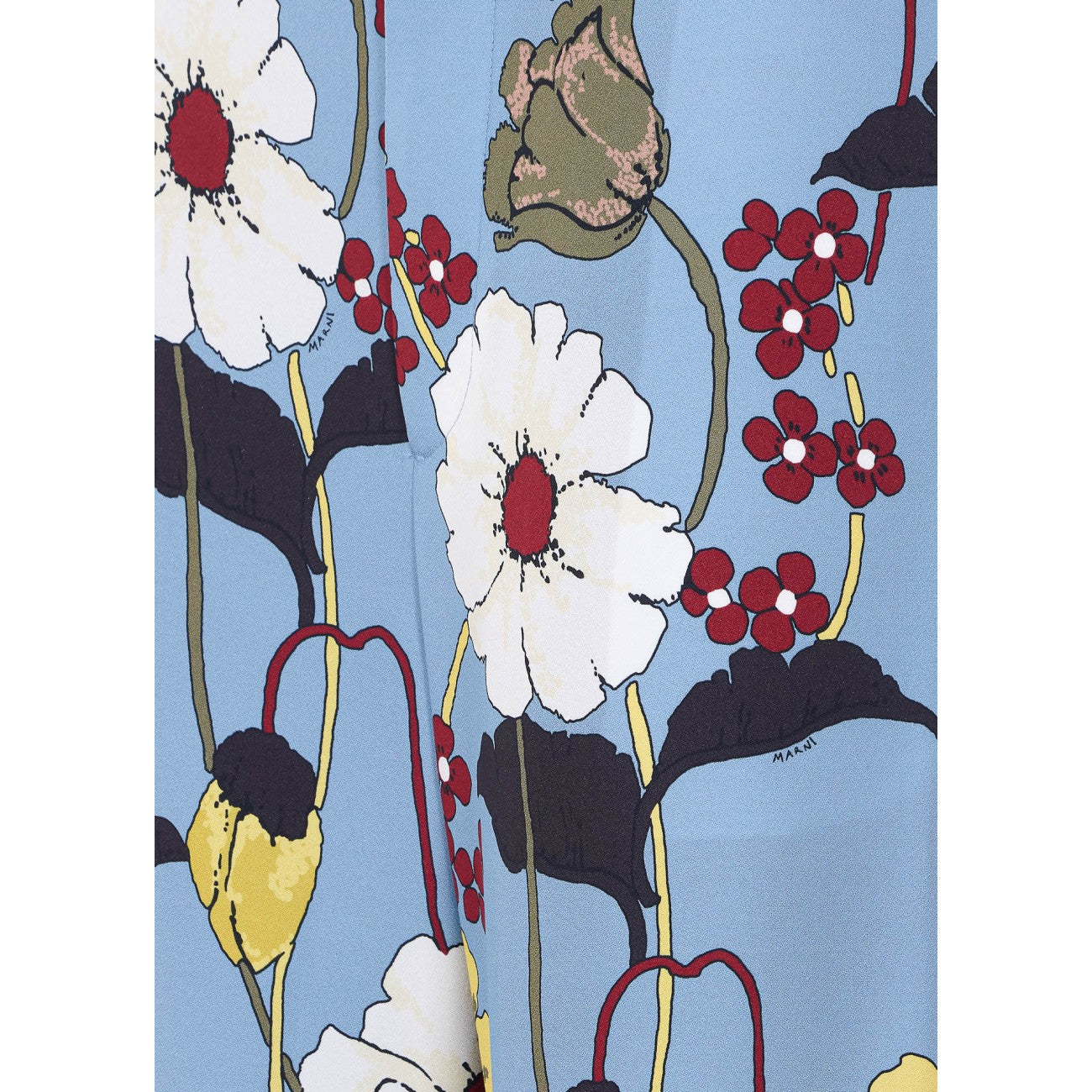 Marni Women Palazzo Pants With Melodia Print MARNI