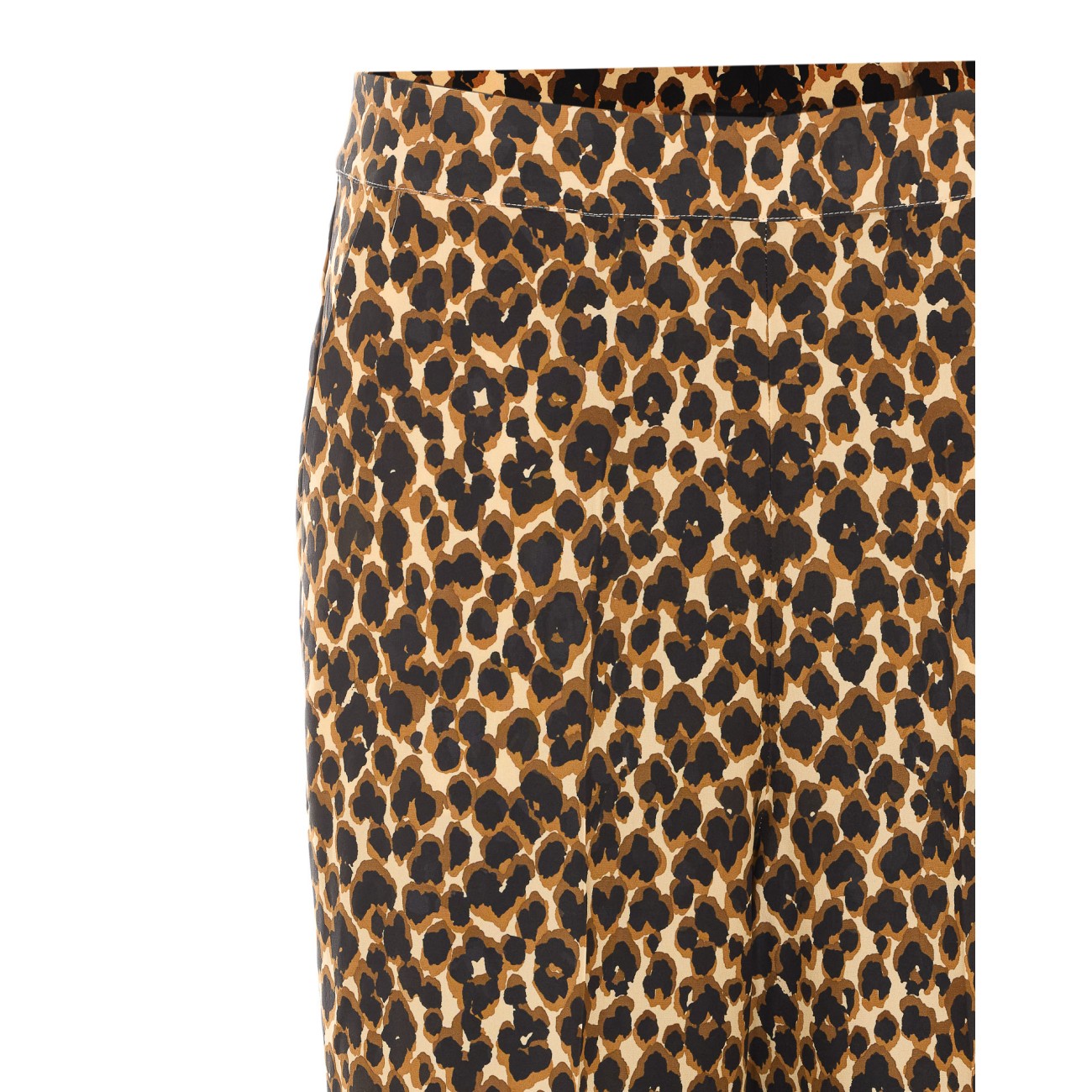 Etro Women Pants With Leopard And Paisley Piazzata Motif ETRO
