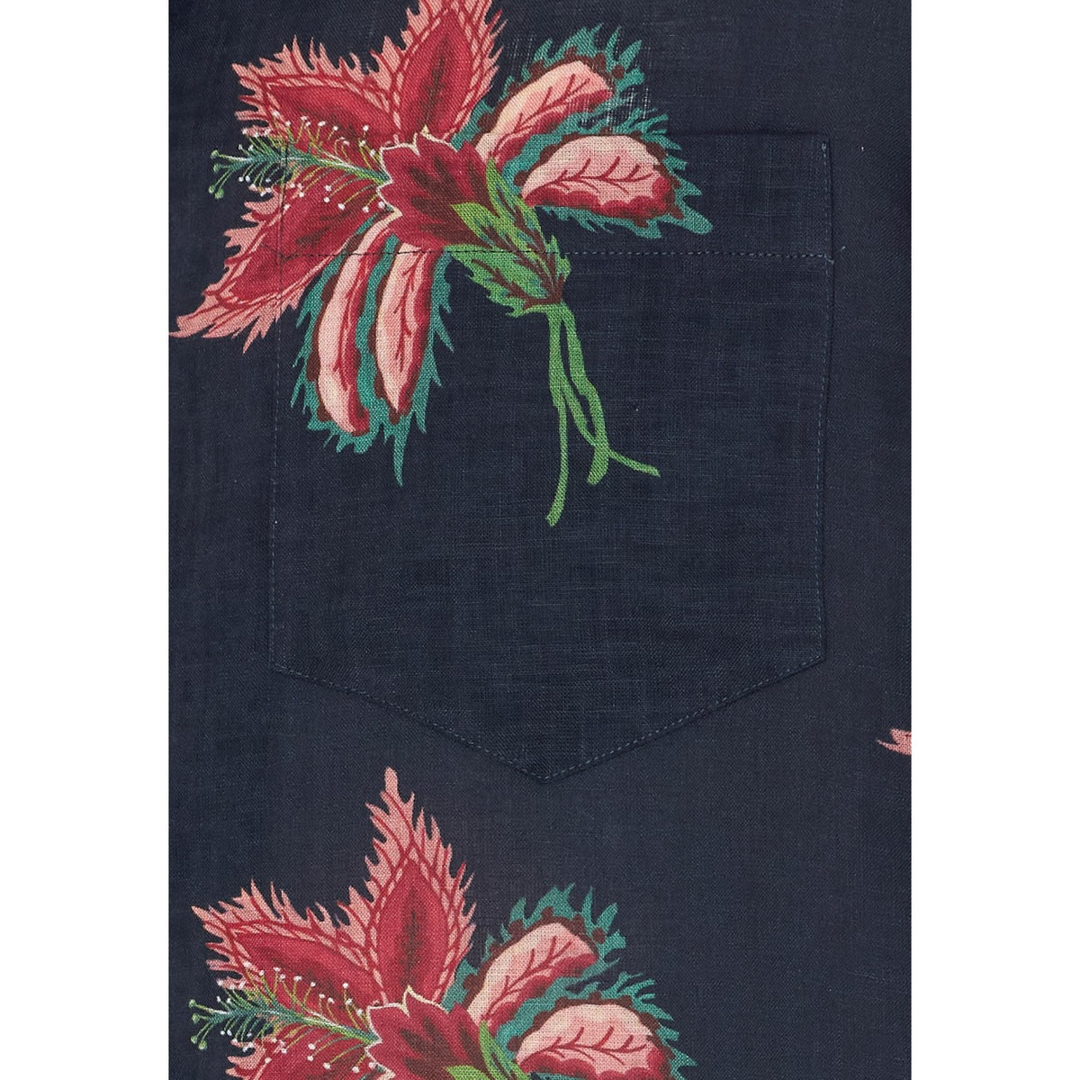 Valentino Garavani Men Papier Floral Bowling Shirt VALENTINO GARAVANI