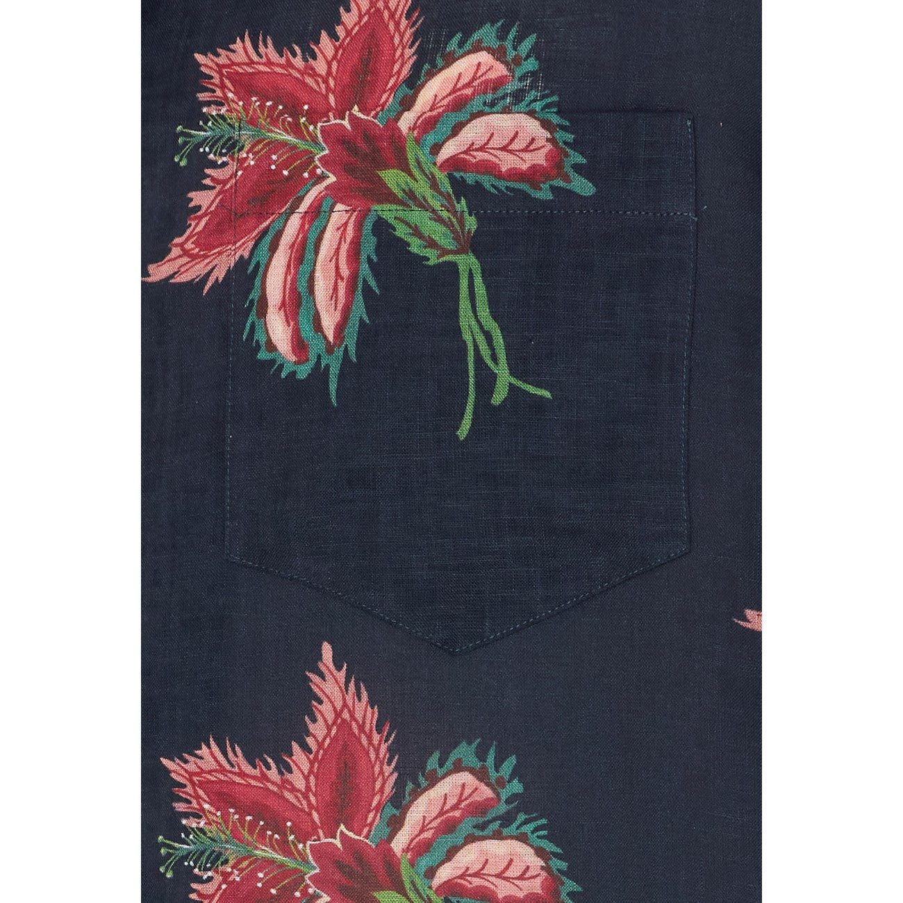 Valentino Garavani Men Papier Floral Bowling Shirt VALENTINO GARAVANI