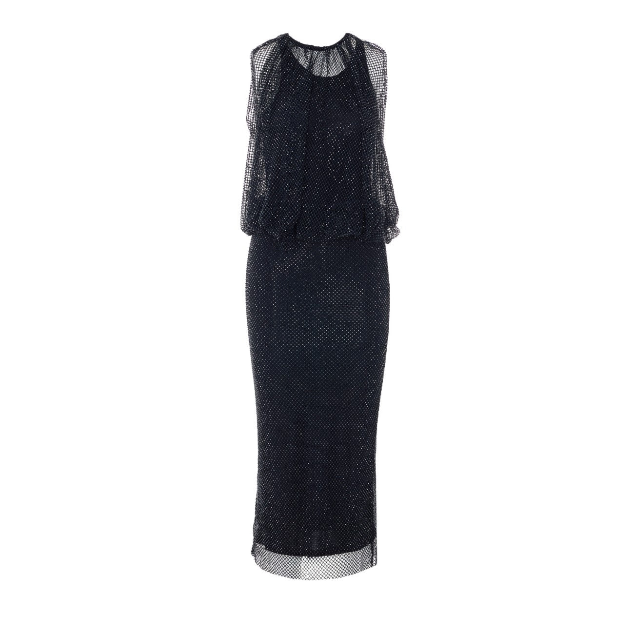 Sportmax Women Pappa Jersey Fitted Dress With Crystals SPORTMAX