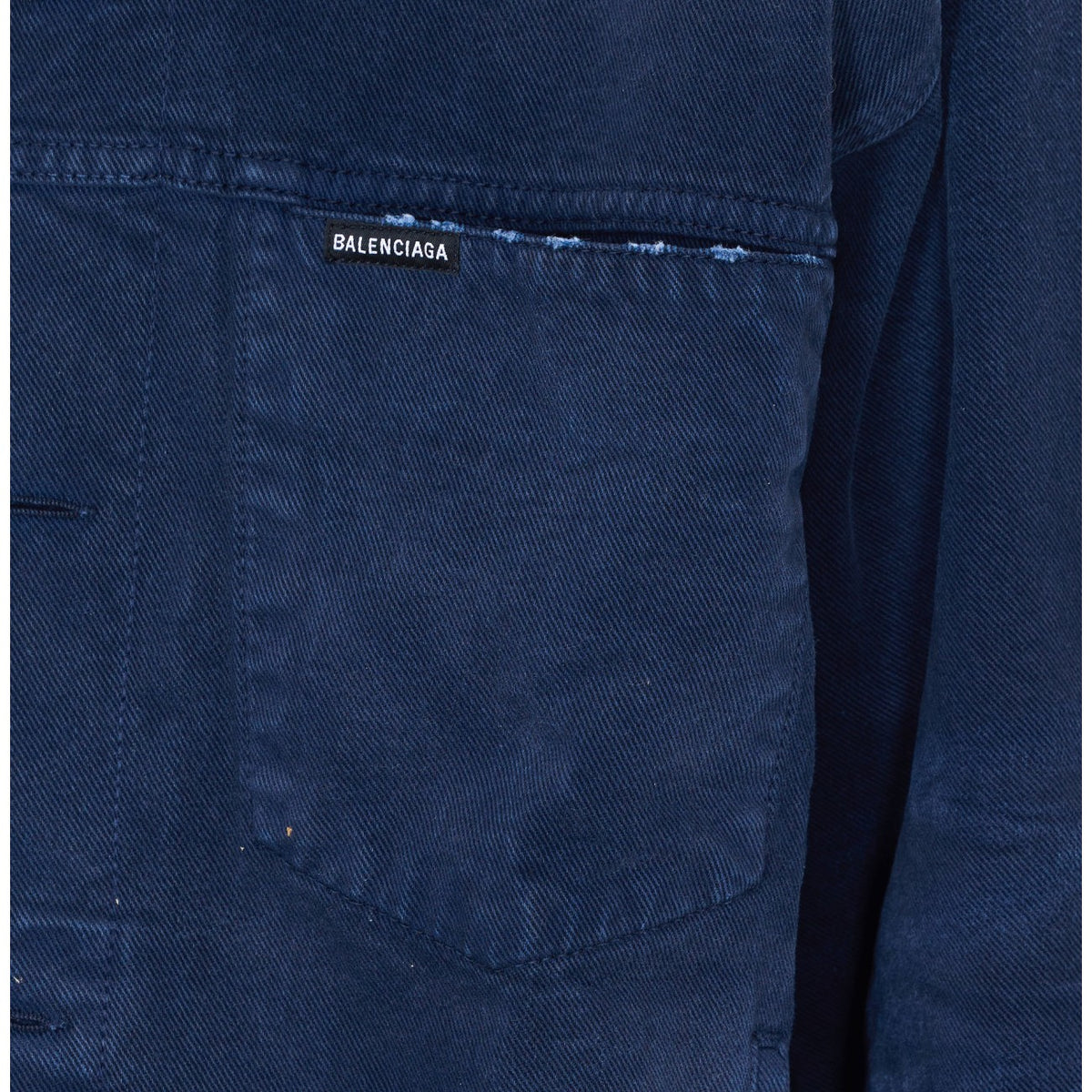 Balenciaga Men Patched Shirt Jacket BALENCIAGA