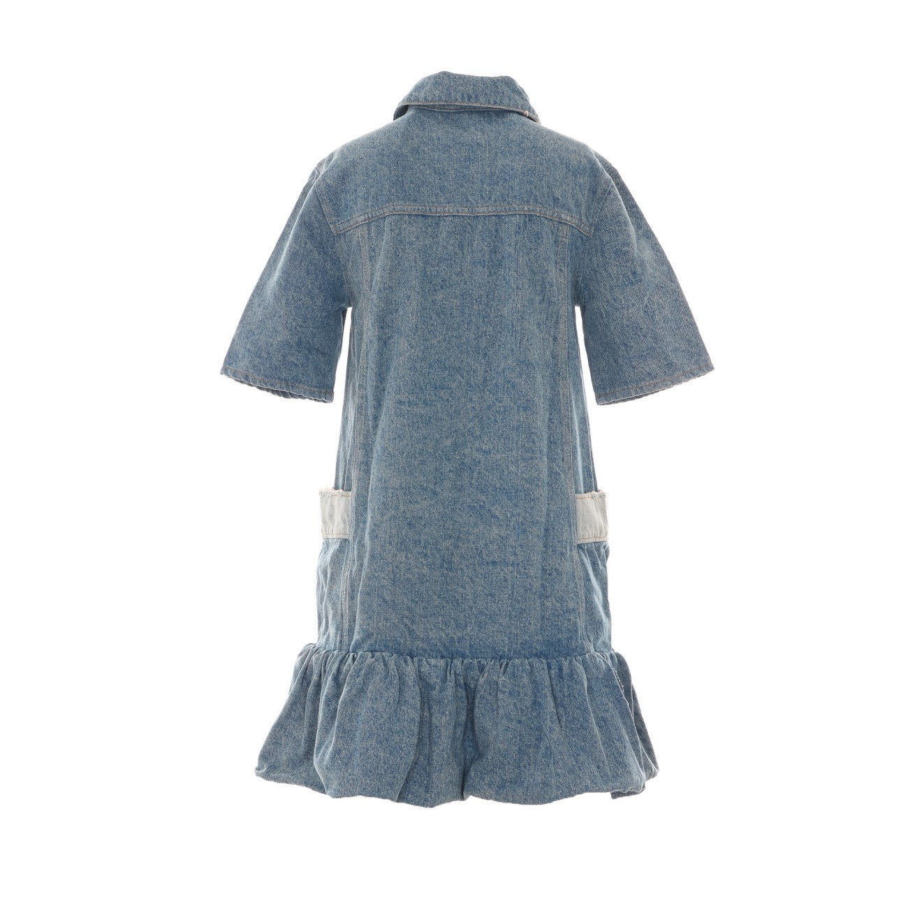 Ganni Women Patchwork Denim Dress GANNI