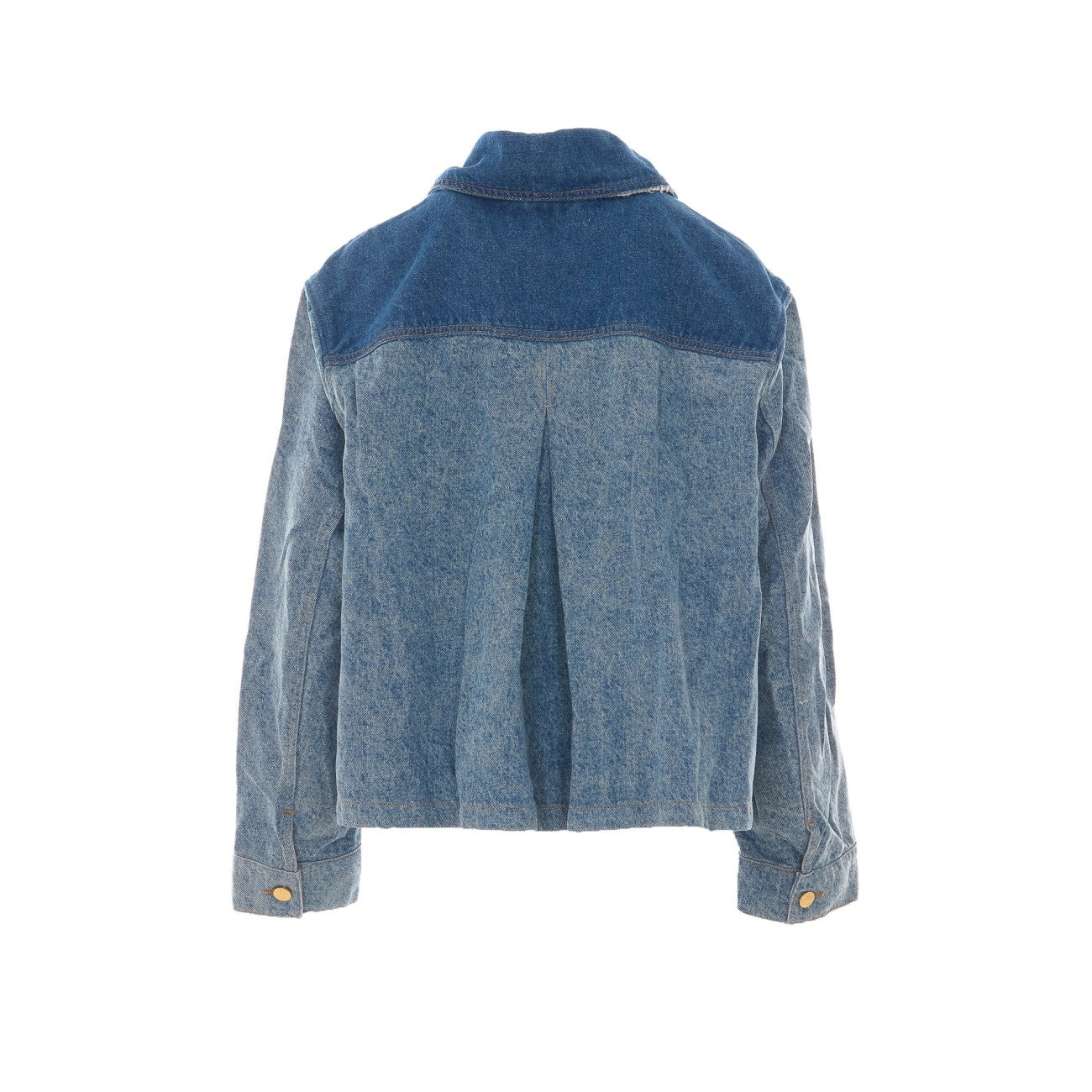 Ganni Women Patchwork Denim Jacket GANNI