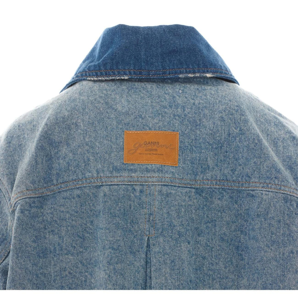 Ganni Women Patchwork Denim Jacket GANNI