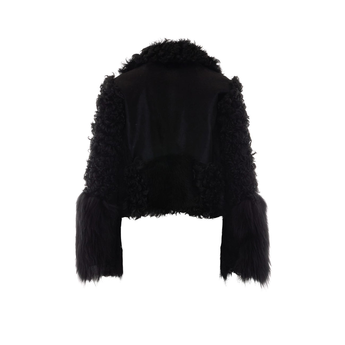 Fendi Women Patchwork Shearling Biker FENDI
