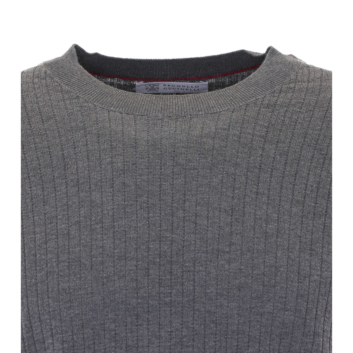 Brunello Cucinelli Men Patterned Rib Knit Sweater BRUNELLO CUCINELLI
