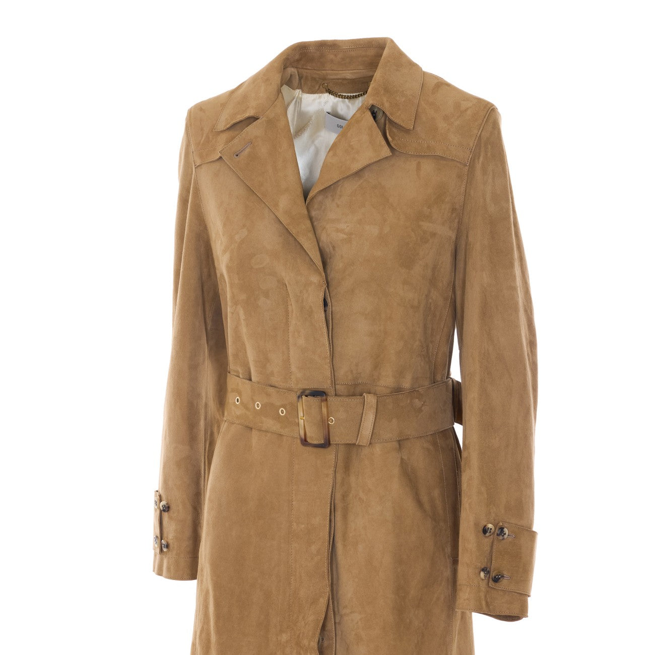 Golden Goose Women Peggy Trench Coat With Belt GOLDEN GOOSE