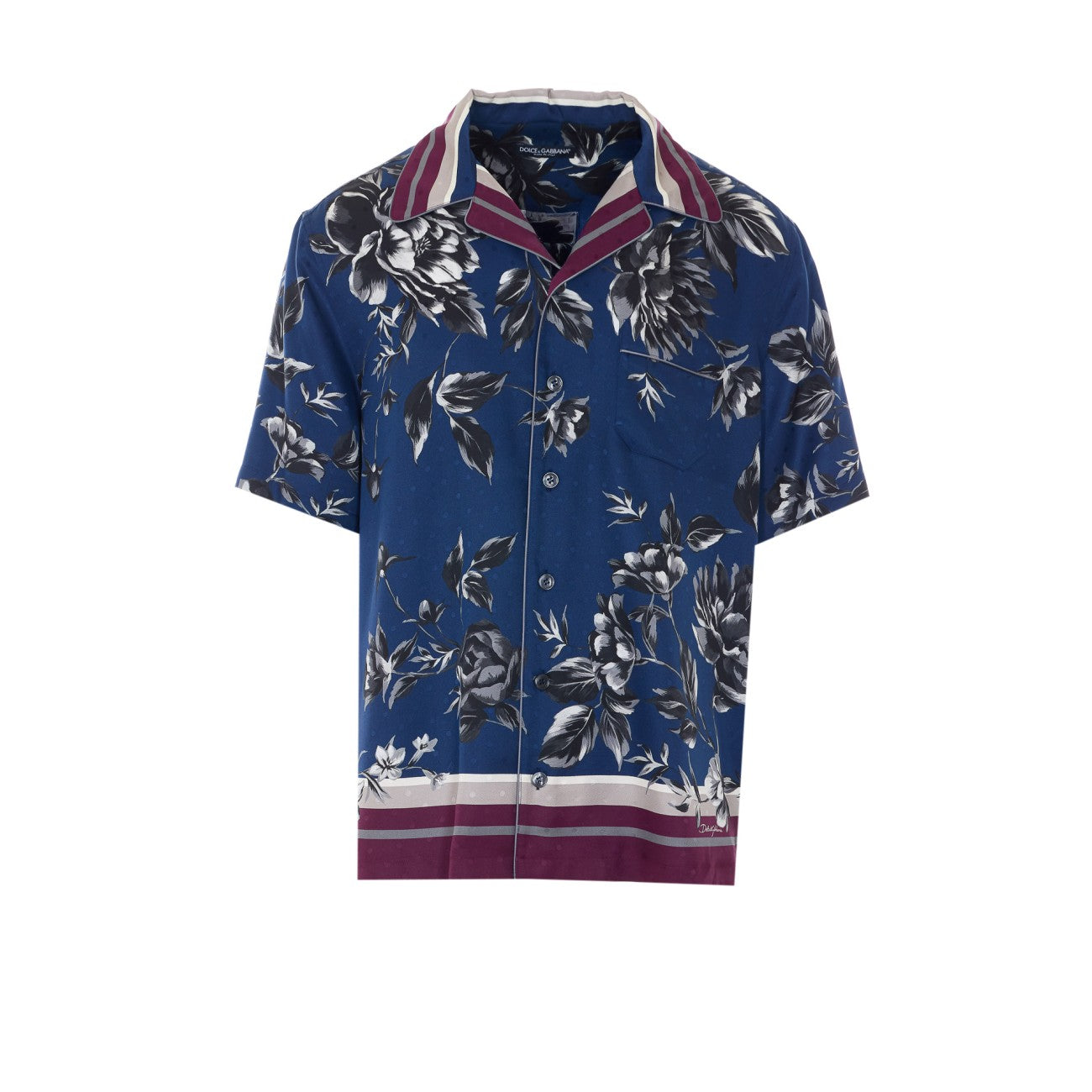 Dolce&Gabbana Men Peony-Print Hawaii Shirt DOLCE & GABBANA