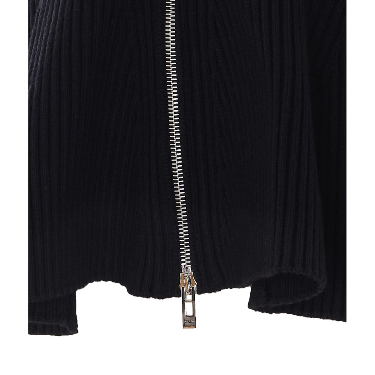 Alaia Women Peplum Cardigan With Enginereed Ribs ALAIA