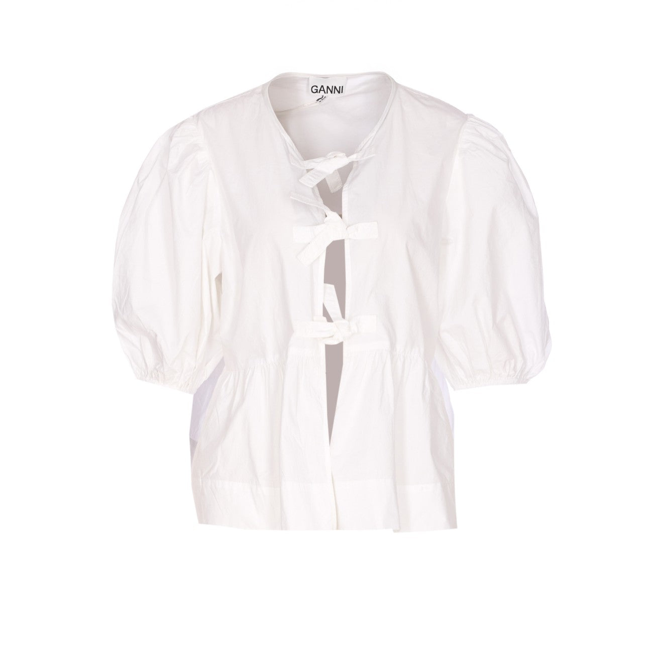 Ganni Women Peplum Shirt GANNI