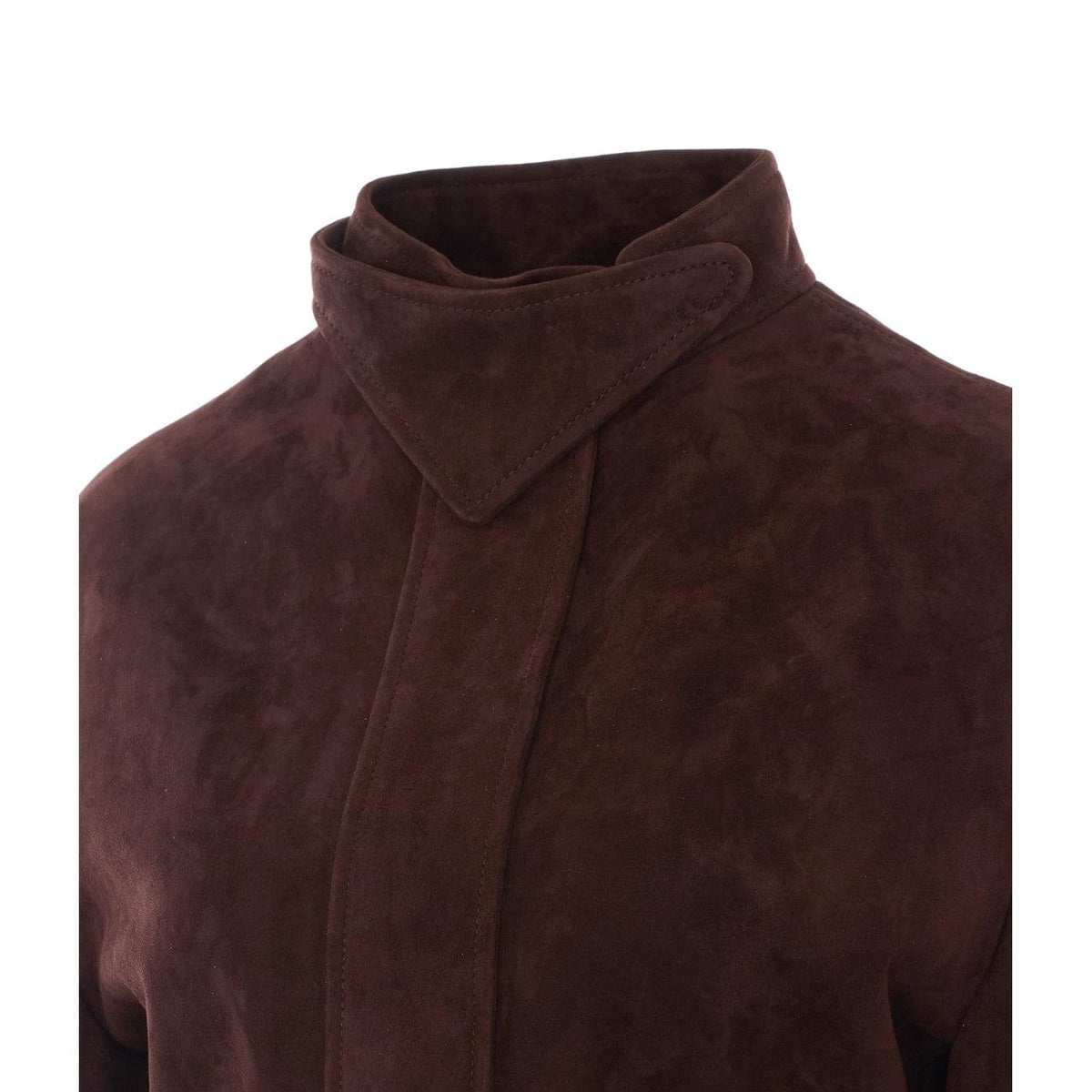 Alaia Women Peplum Suede Jacket ALAIA
