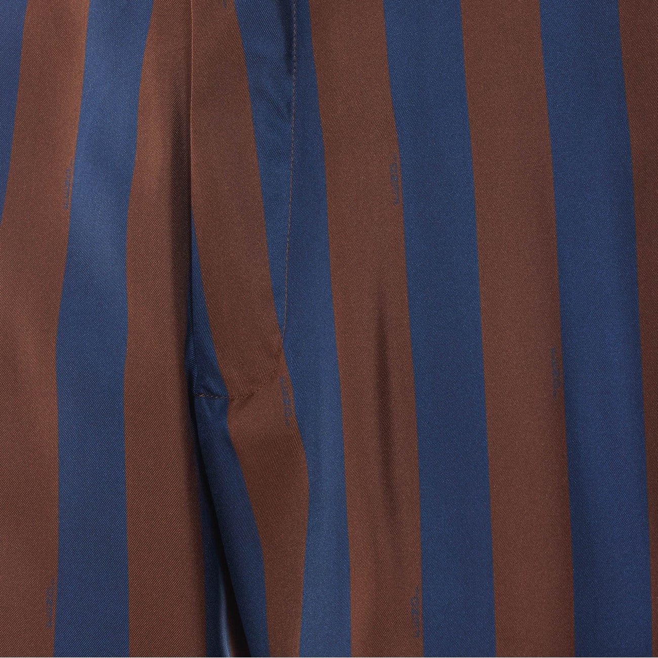 Fendi Men Pequin Stripes Silk Bermuda FENDI