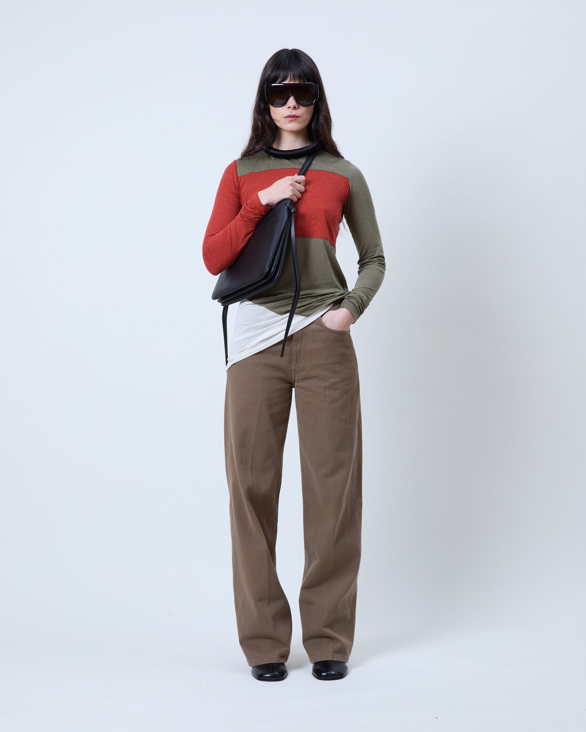 Phoebe Philo Women Tubular Block Knit Sweater PHOEBE PHILO