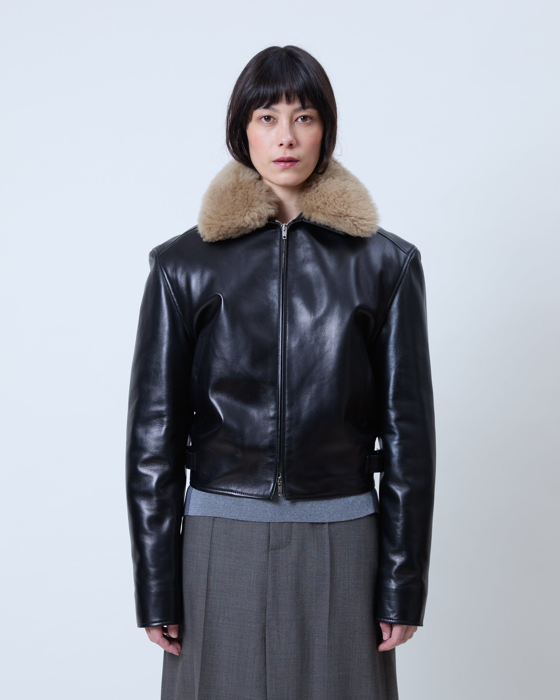 Phoebe Philo Women Cropped Aviator Jacket PHOEBE PHILO