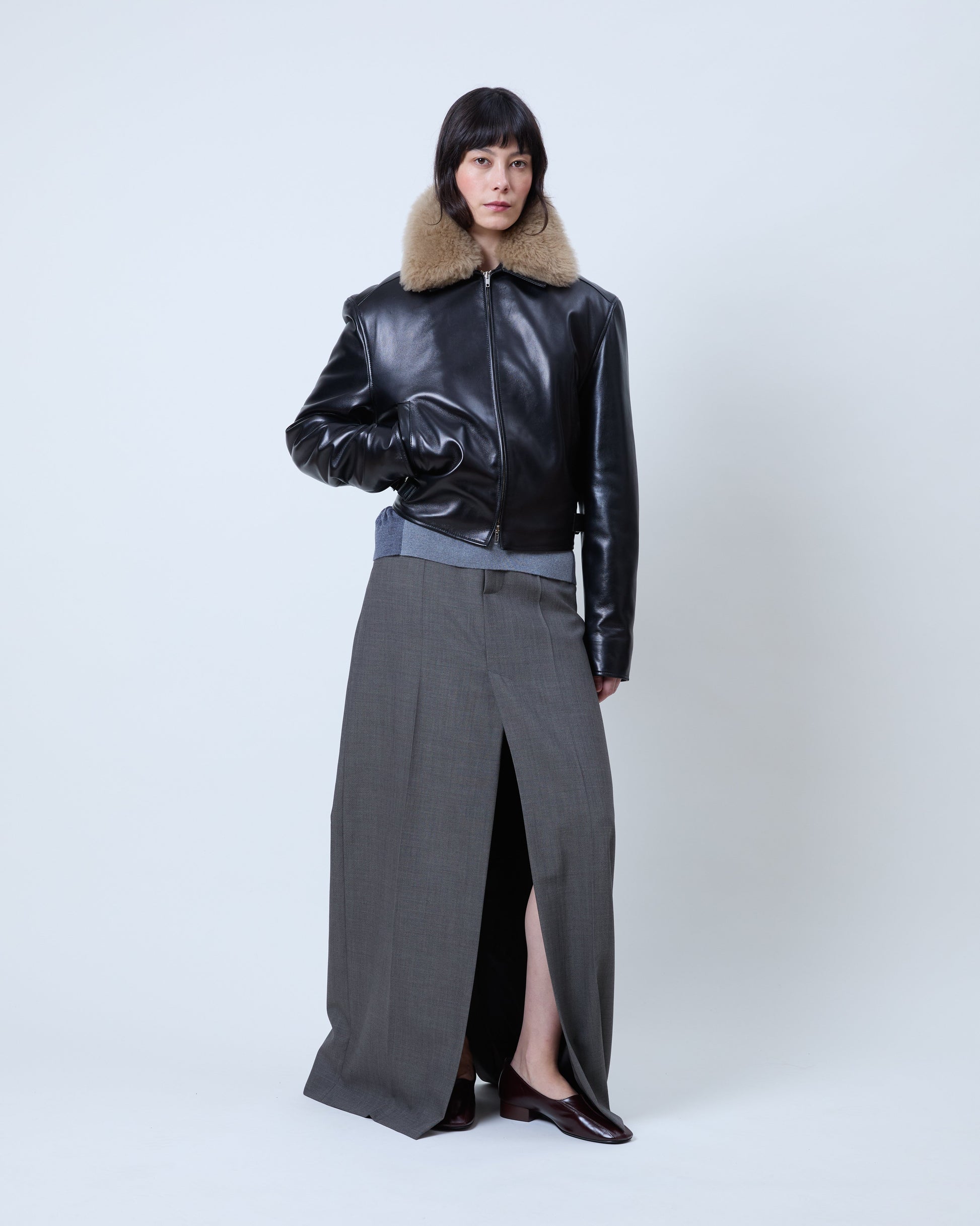 Phoebe Philo Women Cropped Aviator Jacket PHOEBE PHILO