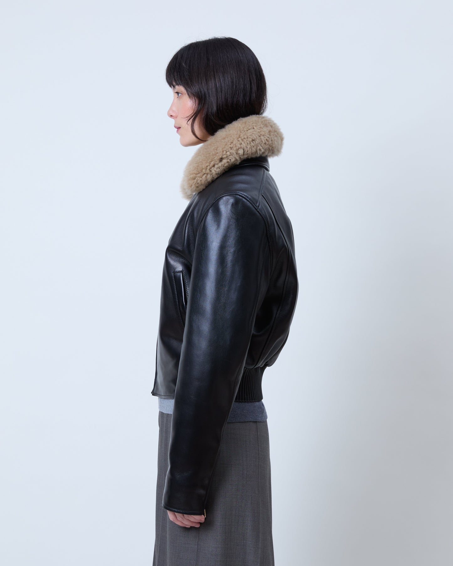 Phoebe Philo Women Cropped Aviator Jacket PHOEBE PHILO