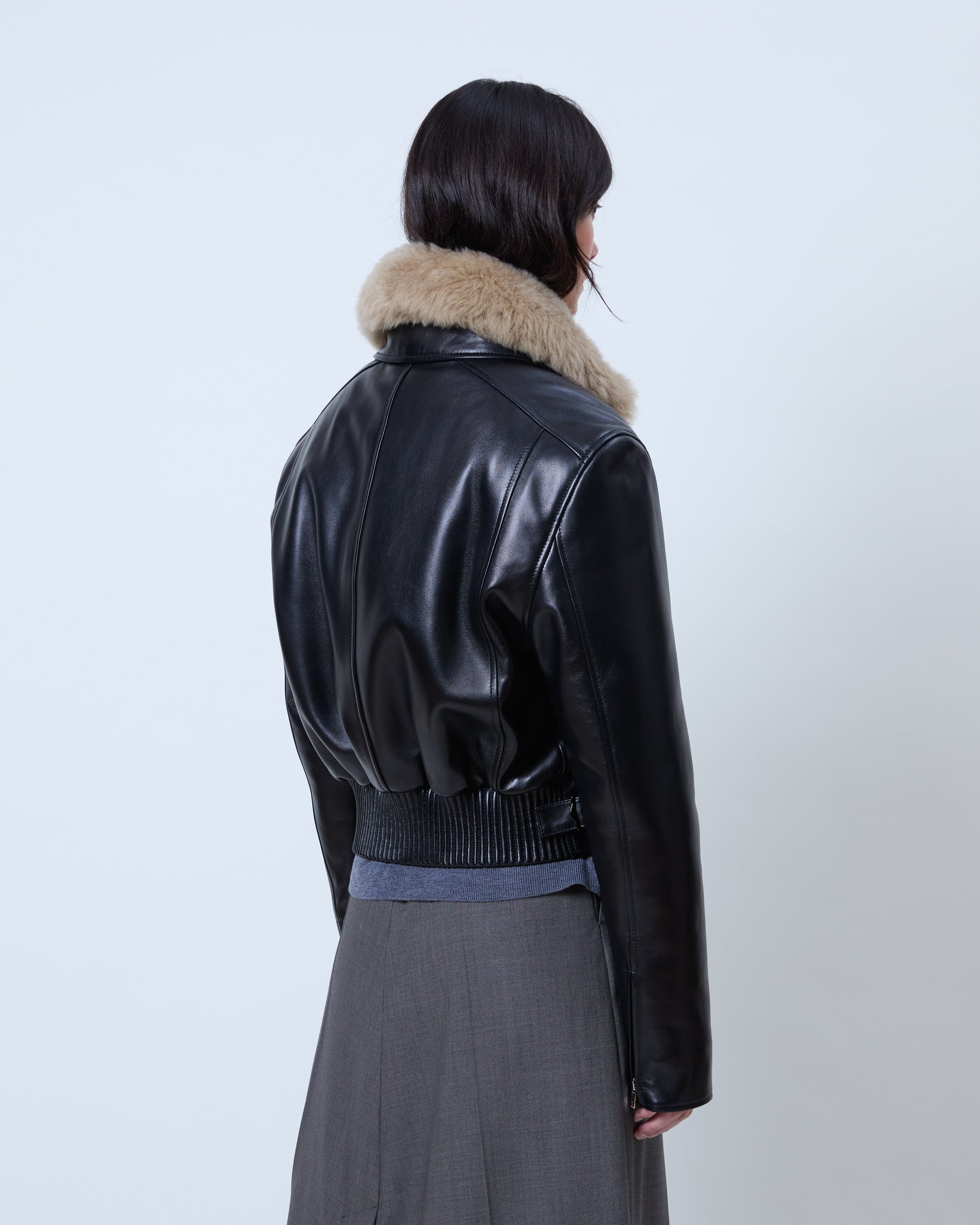 Phoebe Philo Women Cropped Aviator Jacket PHOEBE PHILO