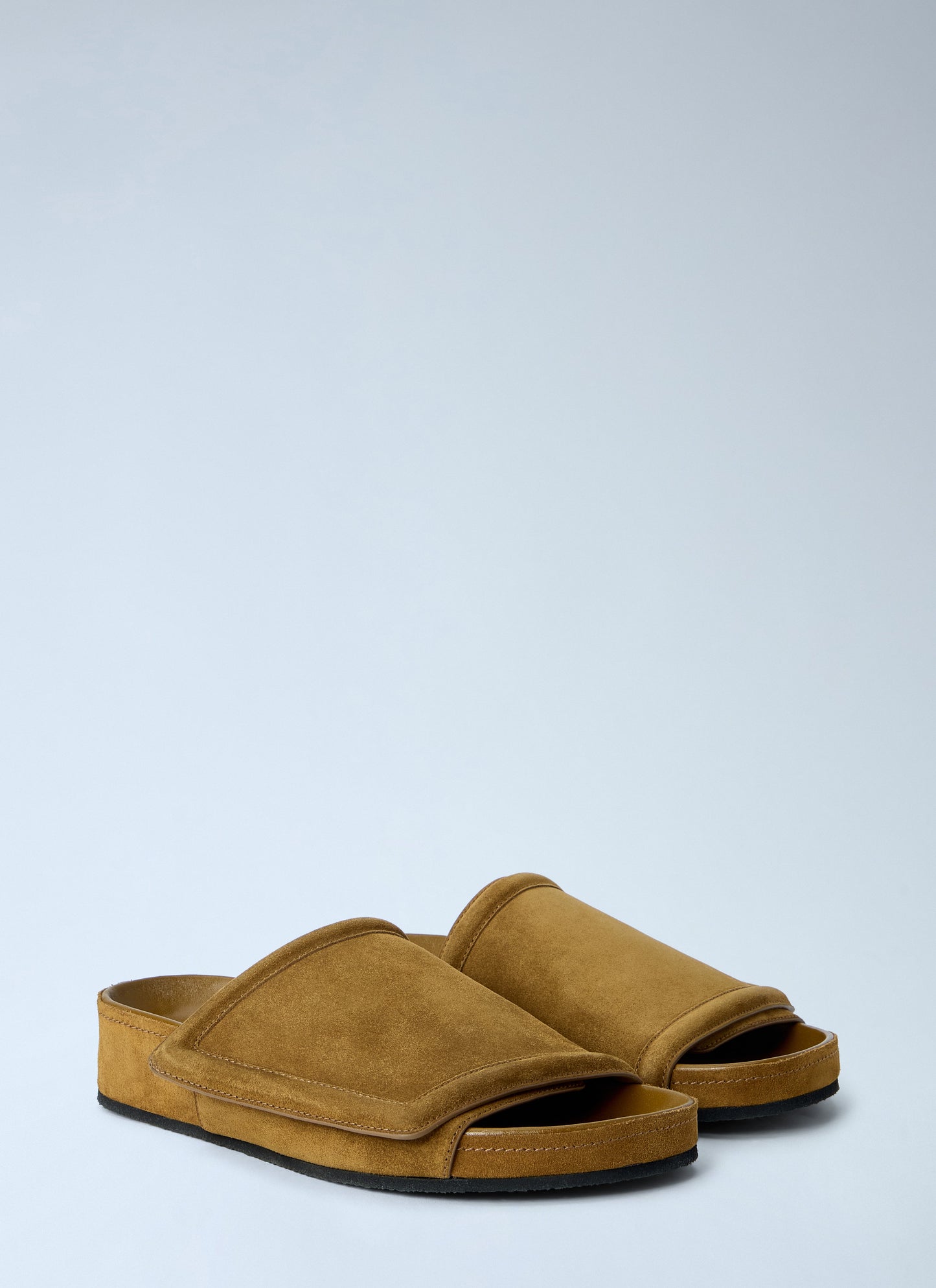 Phoebe Philo Women Suede Chunky-Sole Slide Sandals PHOEBE PHILO