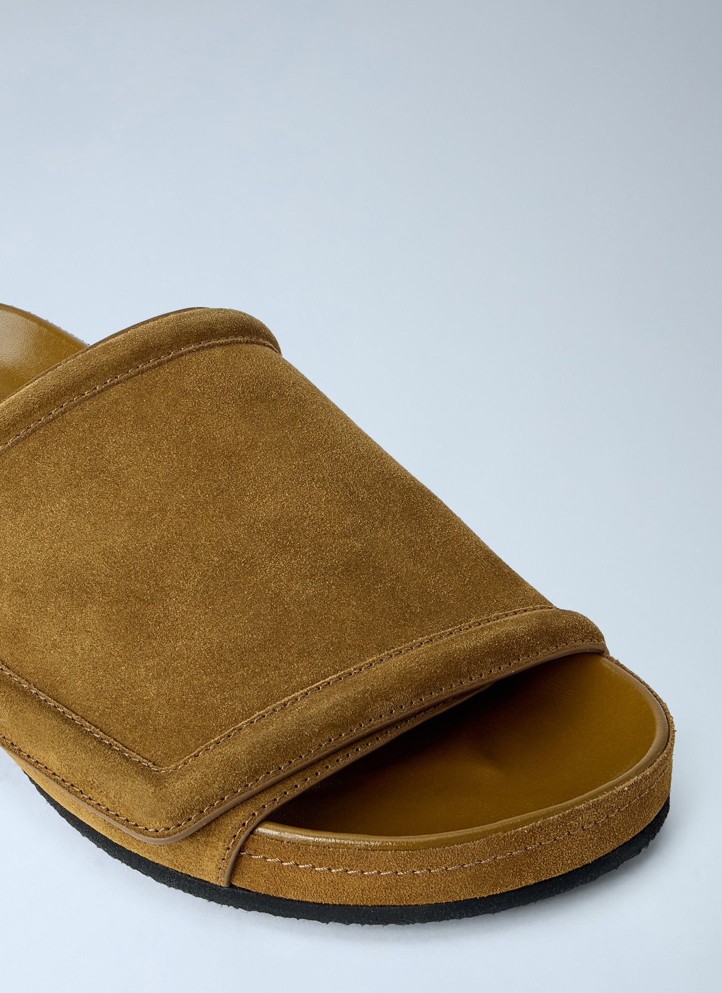 Phoebe Philo Women Suede Chunky-Sole Slide Sandals PHOEBE PHILO